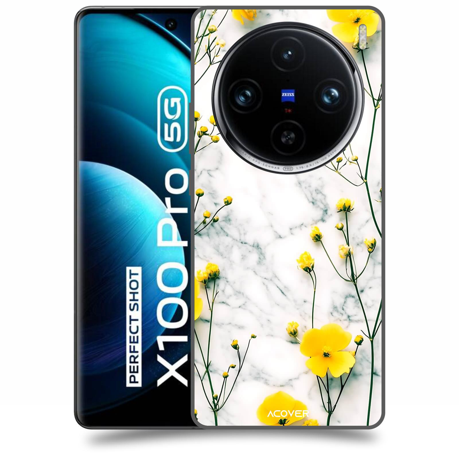 ACOVER Kryt na mobil Vivo X100 Pro - Jarní elegance