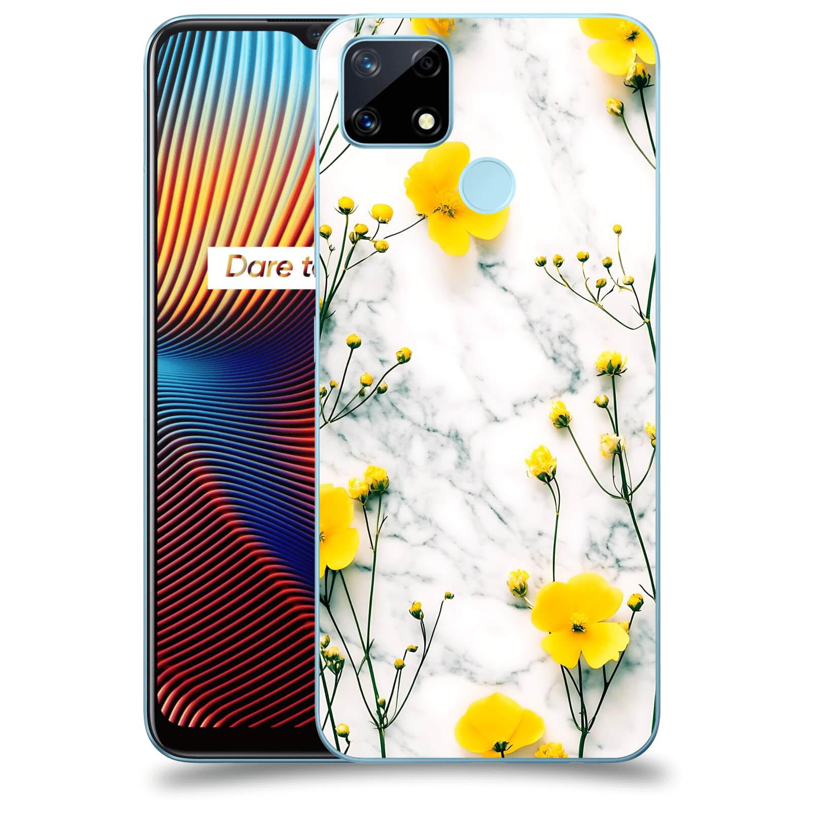 ACOVER Kryt na mobil Realme 7i - Jarní elegance