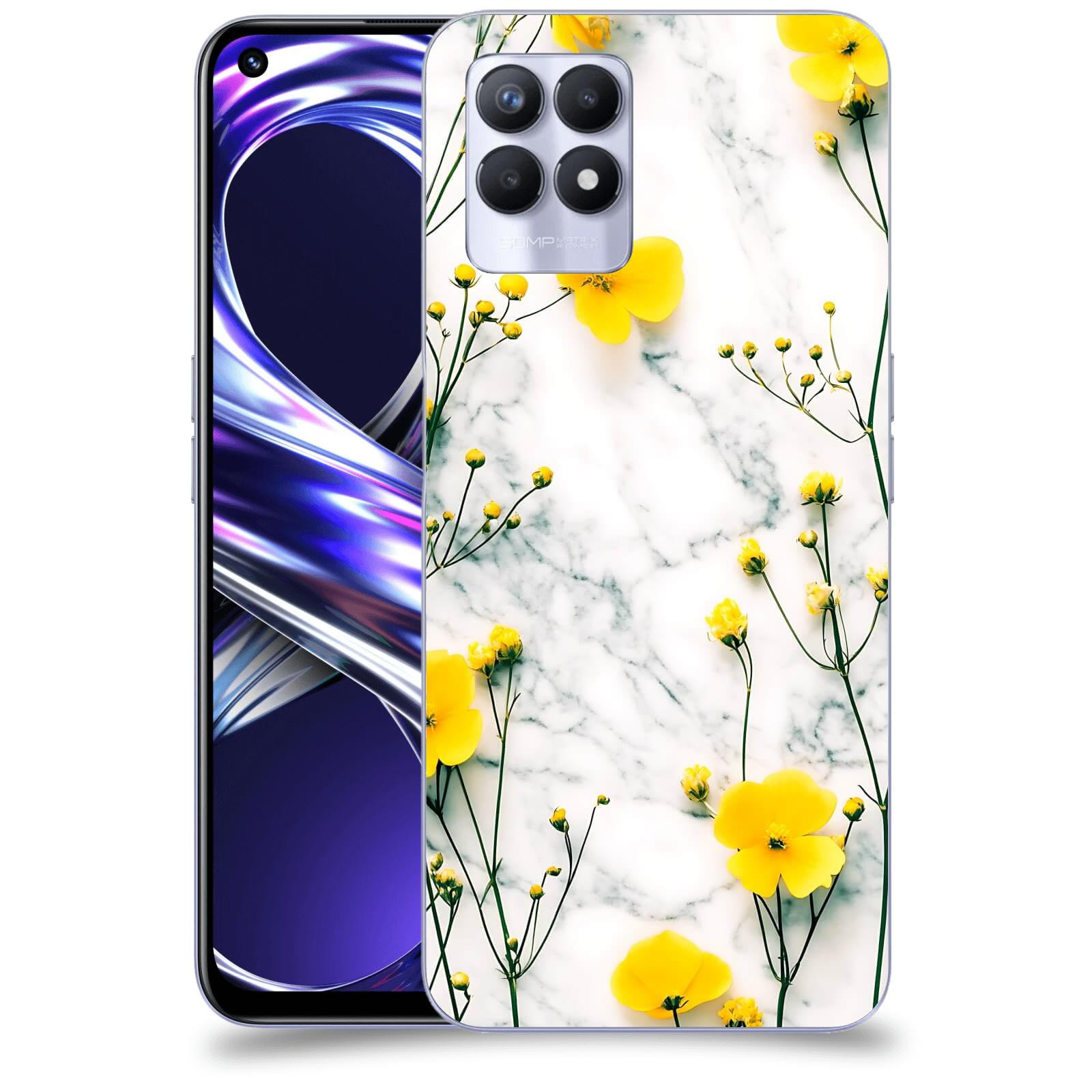 ACOVER Kryt na mobil Realme 8i - Jarní elegance