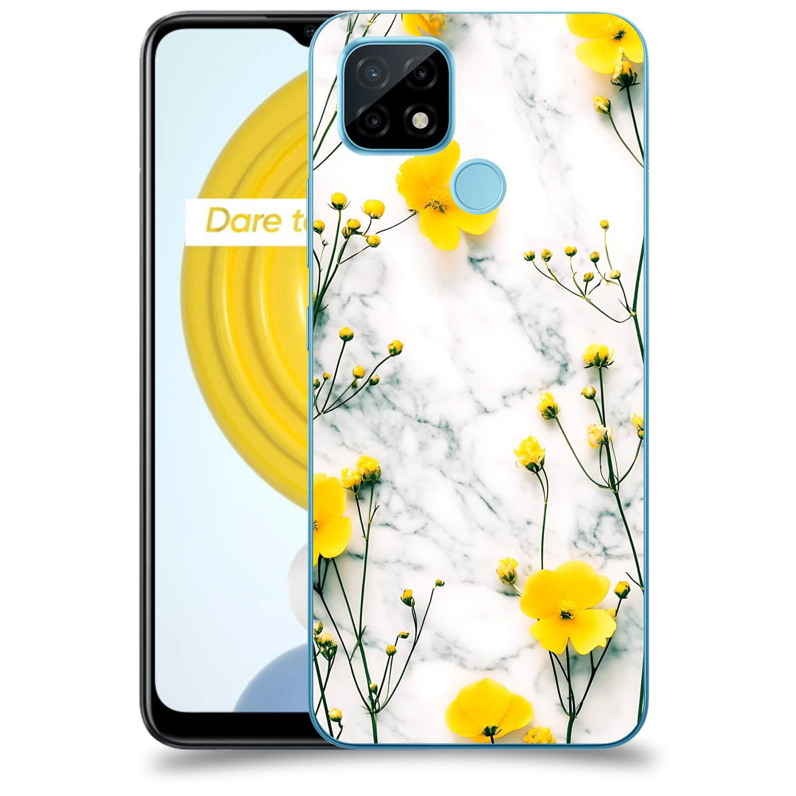 ACOVER Kryt na mobil Realme C21 - Jarní elegance
