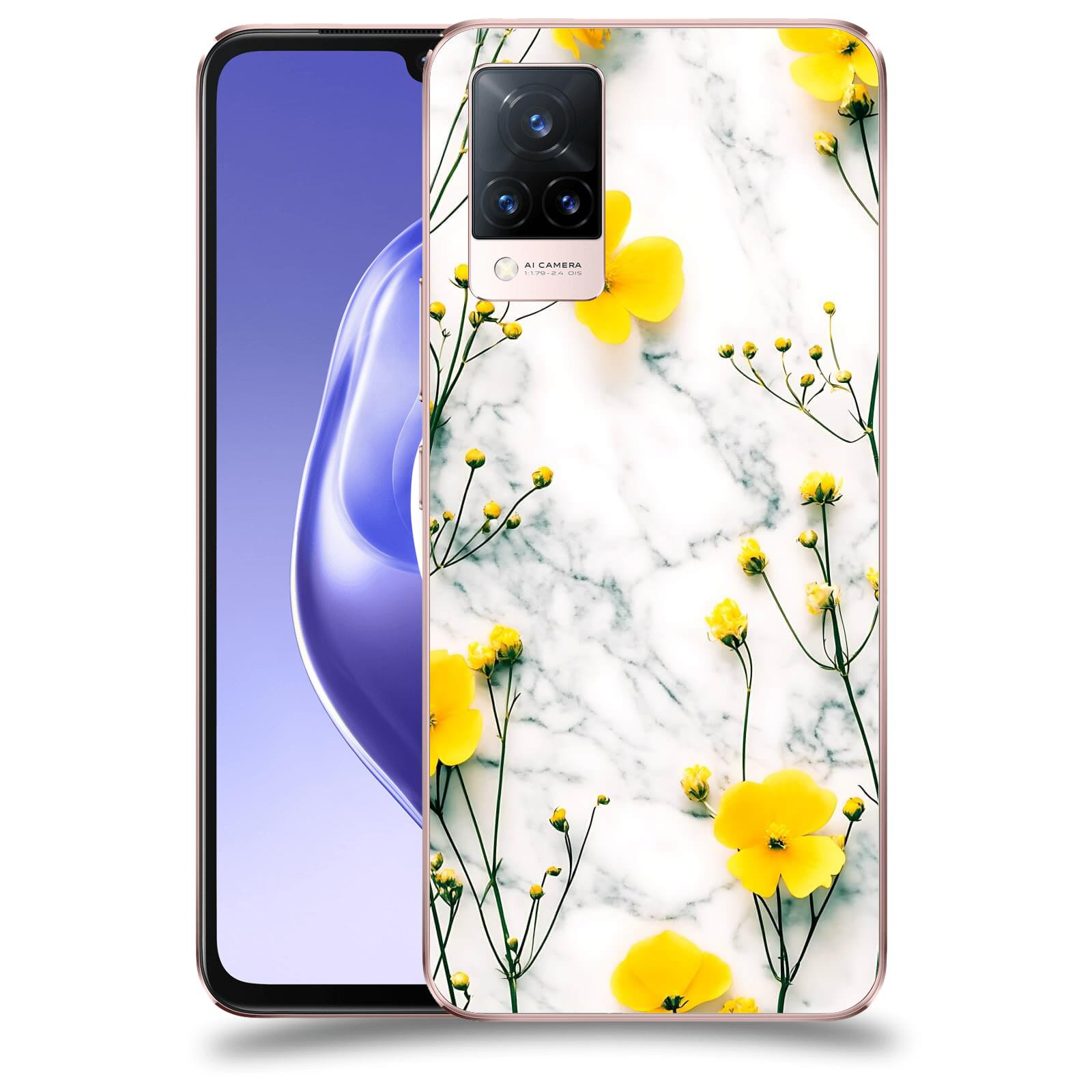 ACOVER Kryt na mobil Vivo V21 5G - Jarní elegance