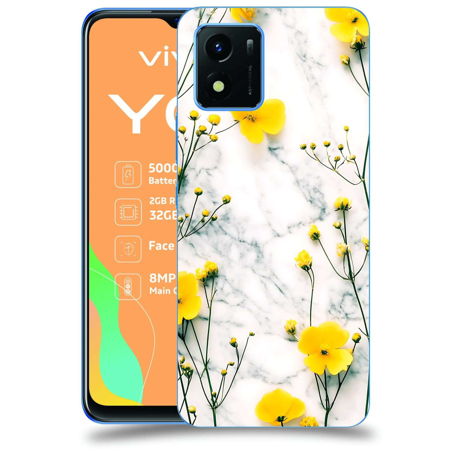 ACOVER Kryt na mobil Vivo Y01 - Jarní elegance