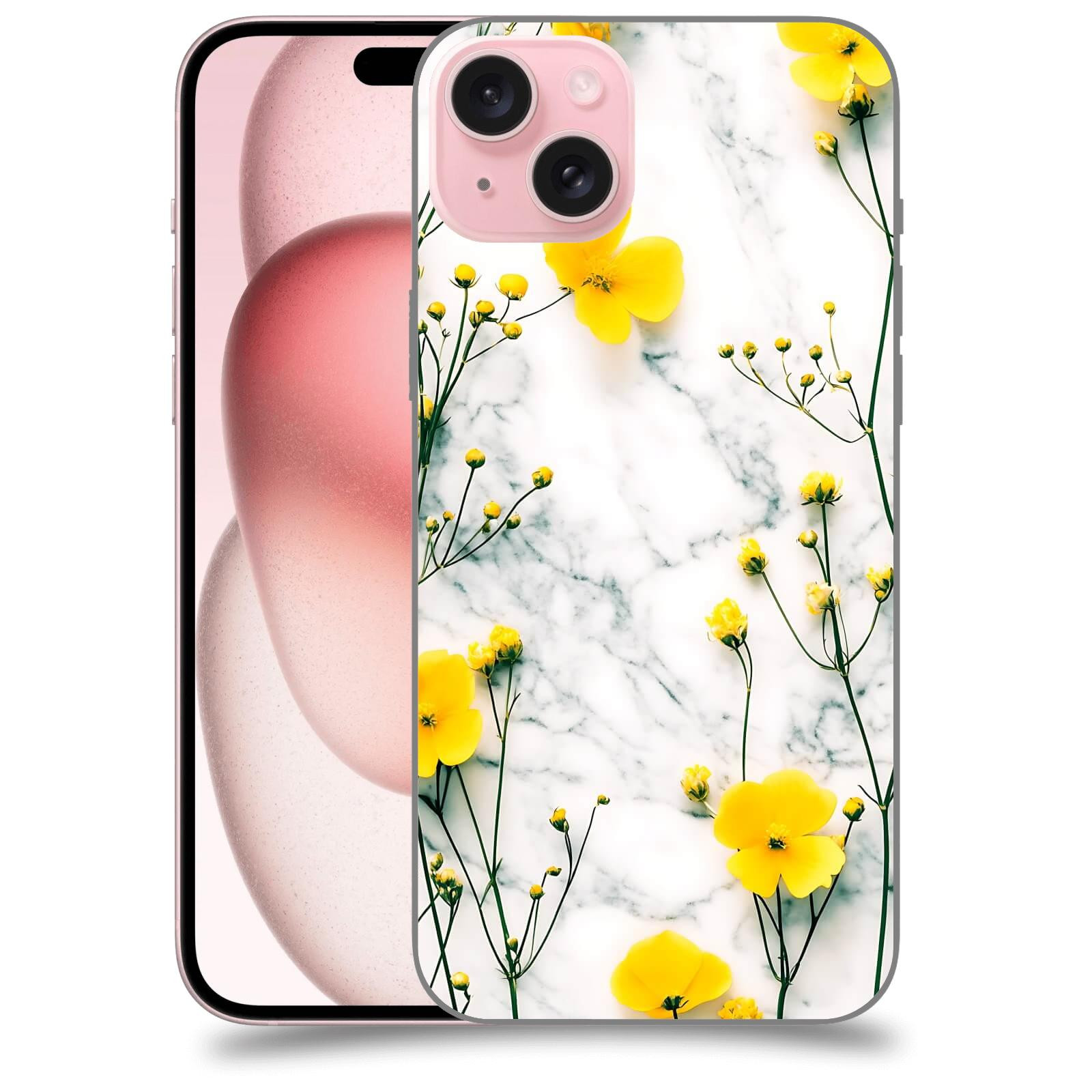 ACOVER Kryt na mobil Apple iPhone 15 plus - Jarní elegance