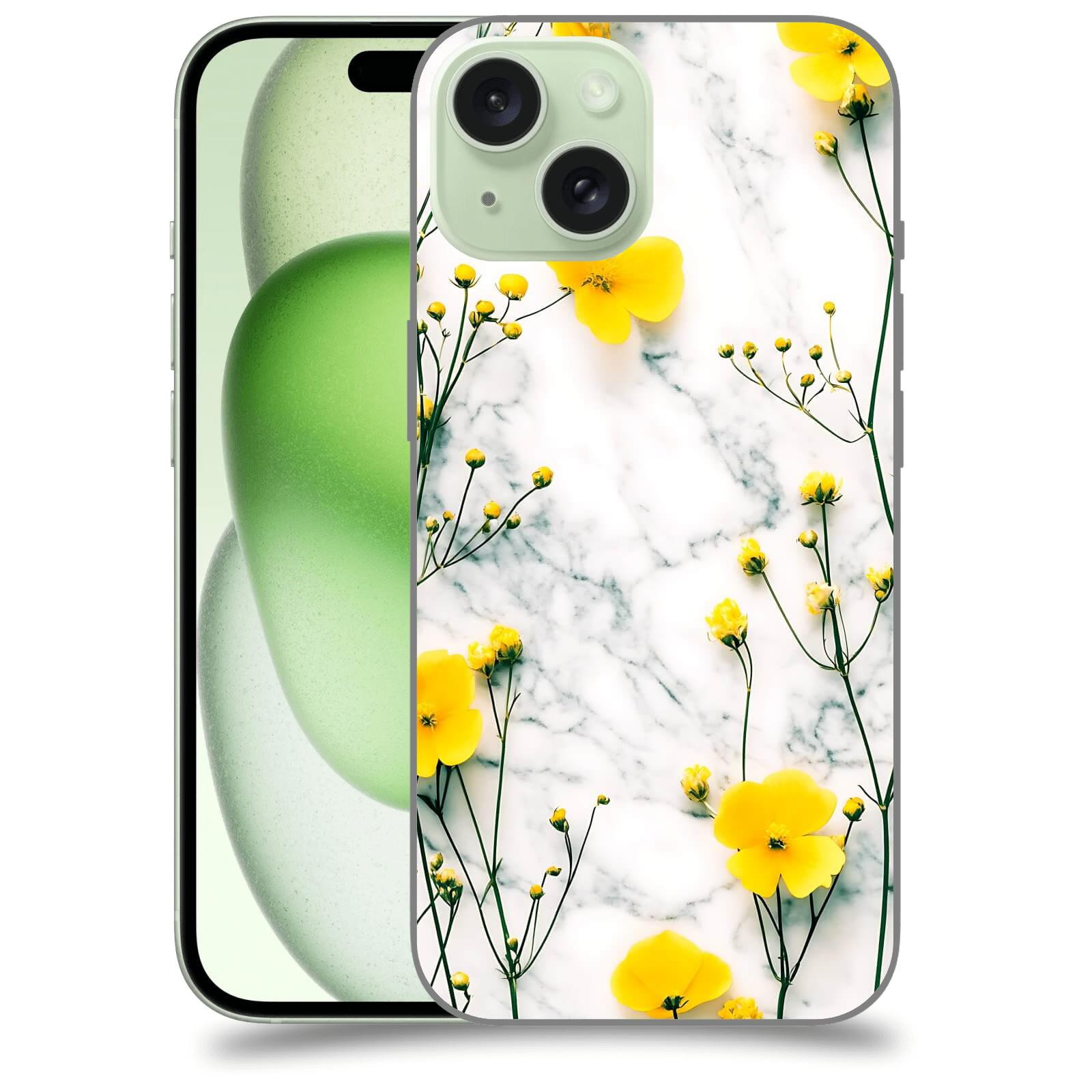 ACOVER Kryt na mobil Apple iPhone 15 - Jarní elegance