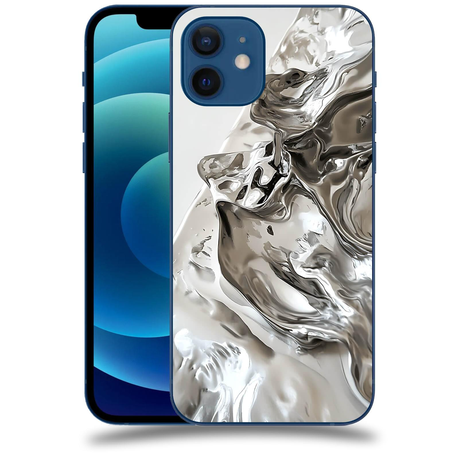 ACOVER Kryt na mobil Apple iPhone 12 - Tekutost a Futurismus