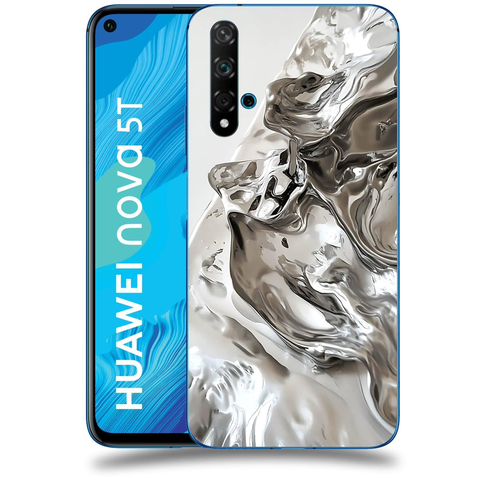 ACOVER Kryt na mobil Huawei Nova 5T - Tekutost a Futurismus