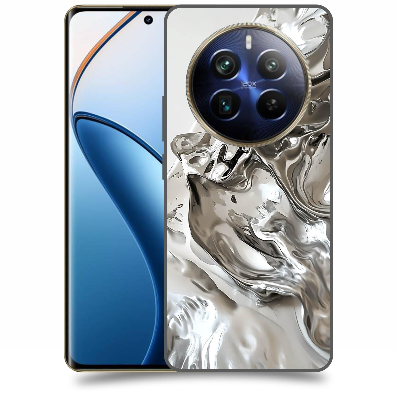 ACOVER Kryt na mobil Realme 12 pro+ 5g - Tekutost a Futurismus