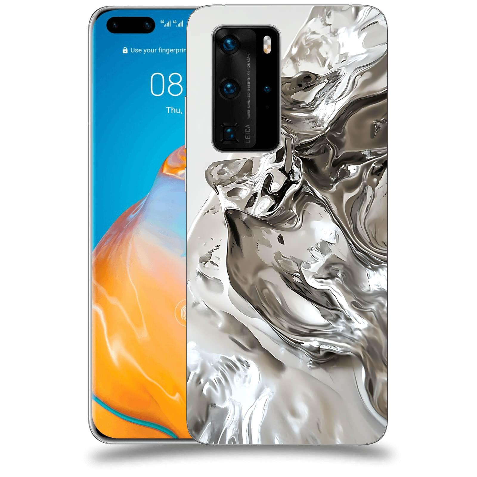 ACOVER Kryt na mobil Huawei P40 - Tekutost a Futurismus