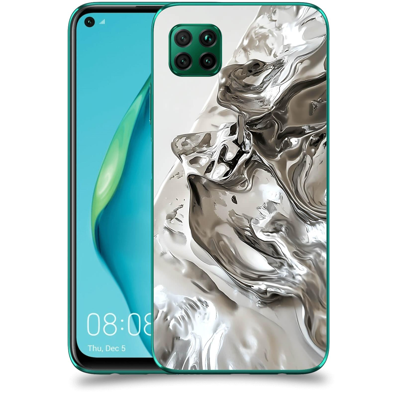 ACOVER Kryt na mobil Huawei P40 Lite - Tekutost a Futurismus