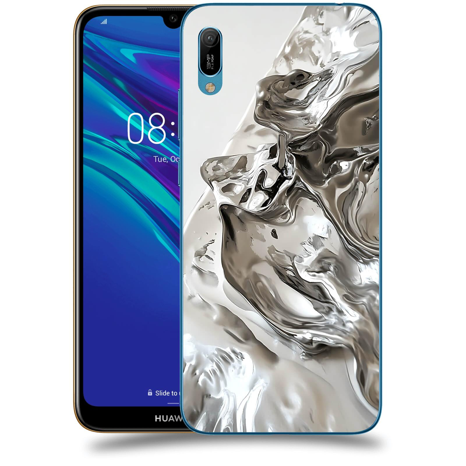 ACOVER Kryt na mobil Huawei Y6 2019 - Tekutost a Futurismus