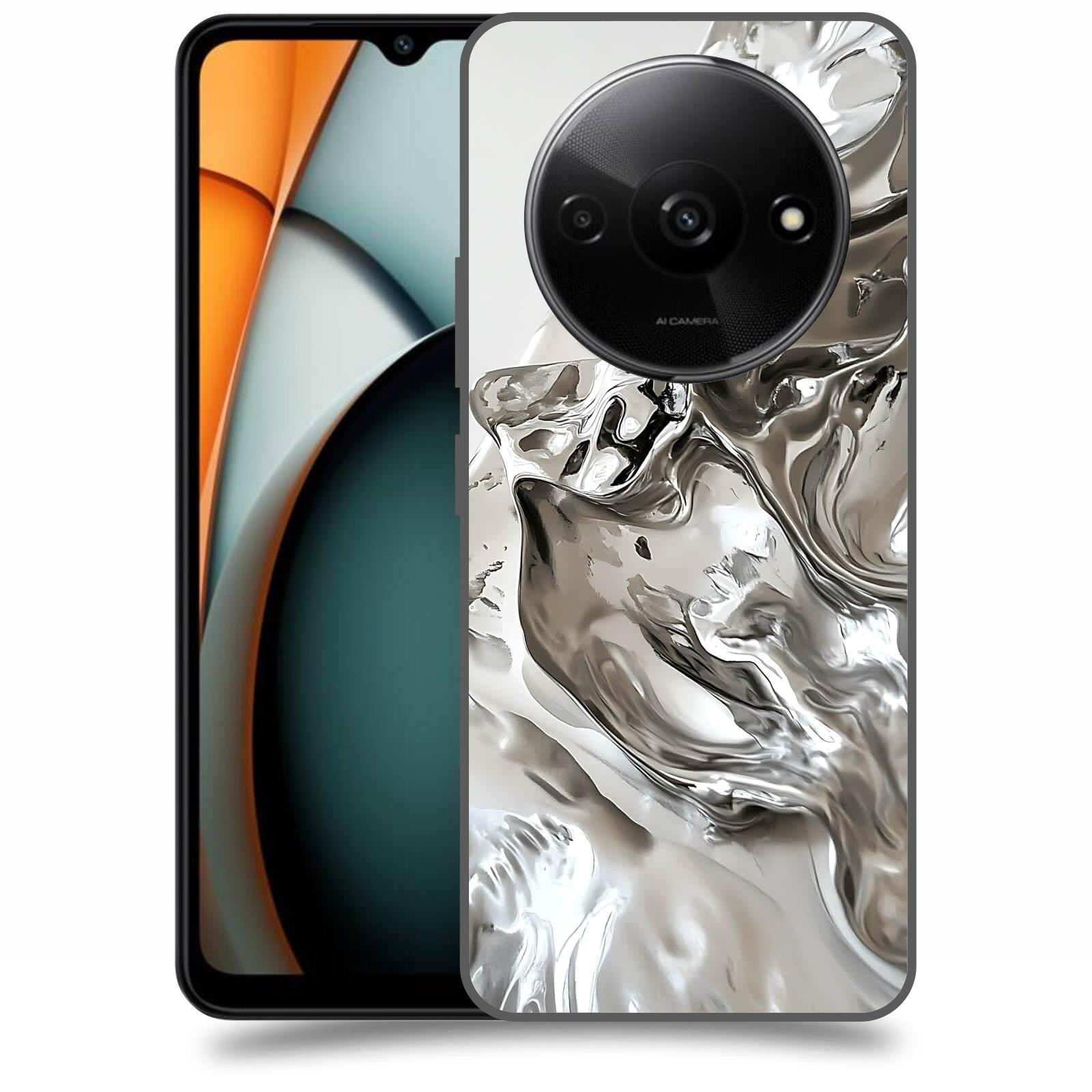 ACOVER Kryt na mobil Xiaomi Redmi A3 - Tekutost a Futurismus