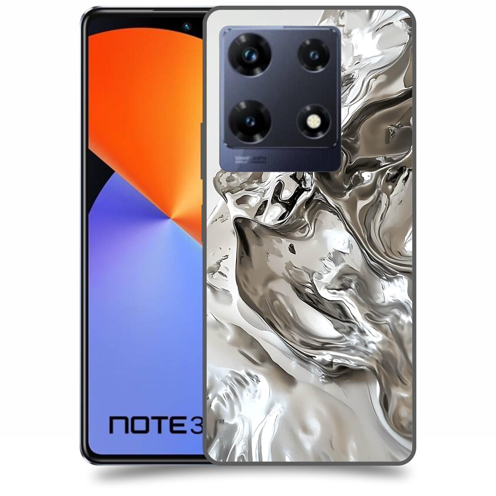 ACOVER Kryt na mobil Infinix Note 30 PRO - Tekutost a Futurismus