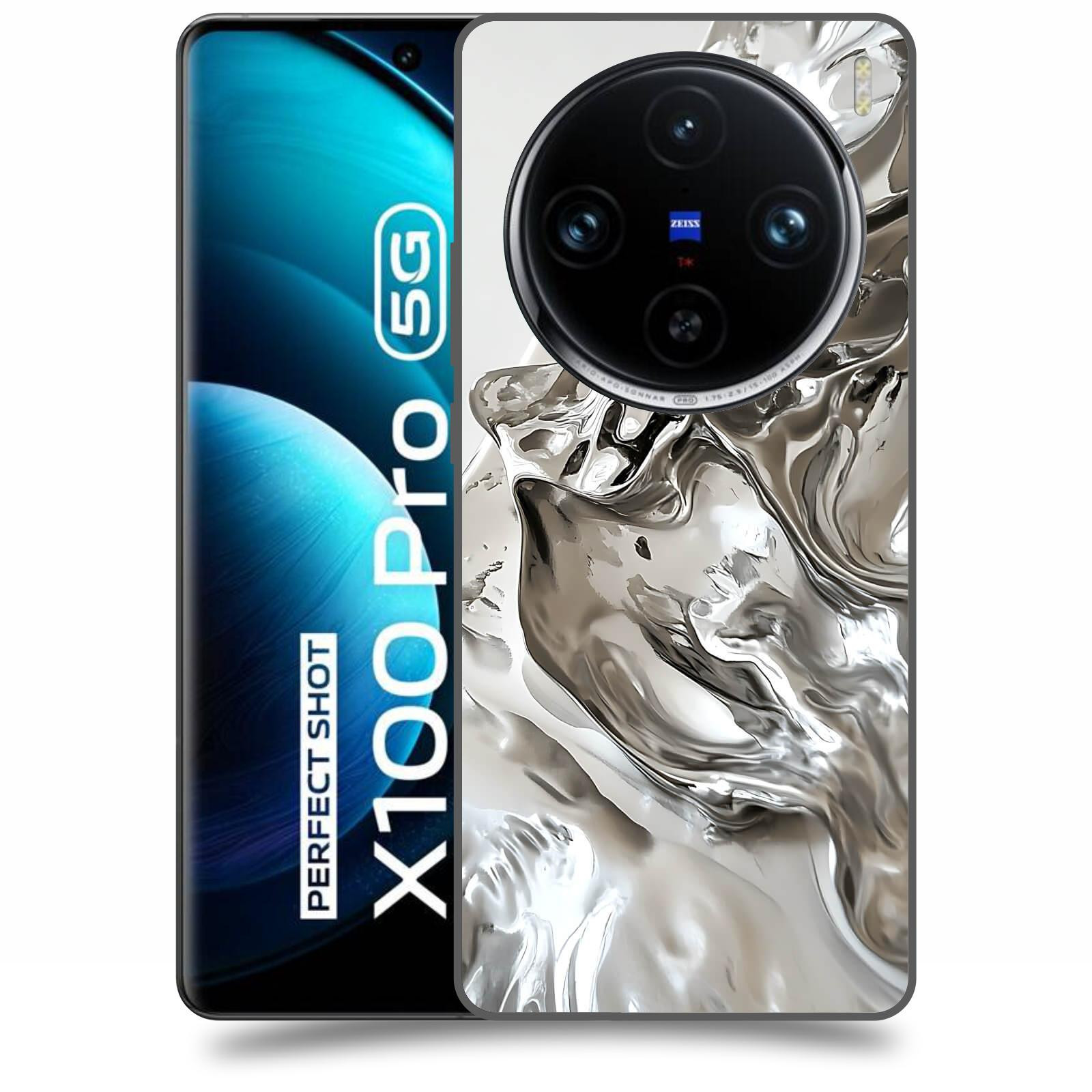 ACOVER Kryt na mobil Vivo X100 Pro 5G - Tekutost a Futurismus