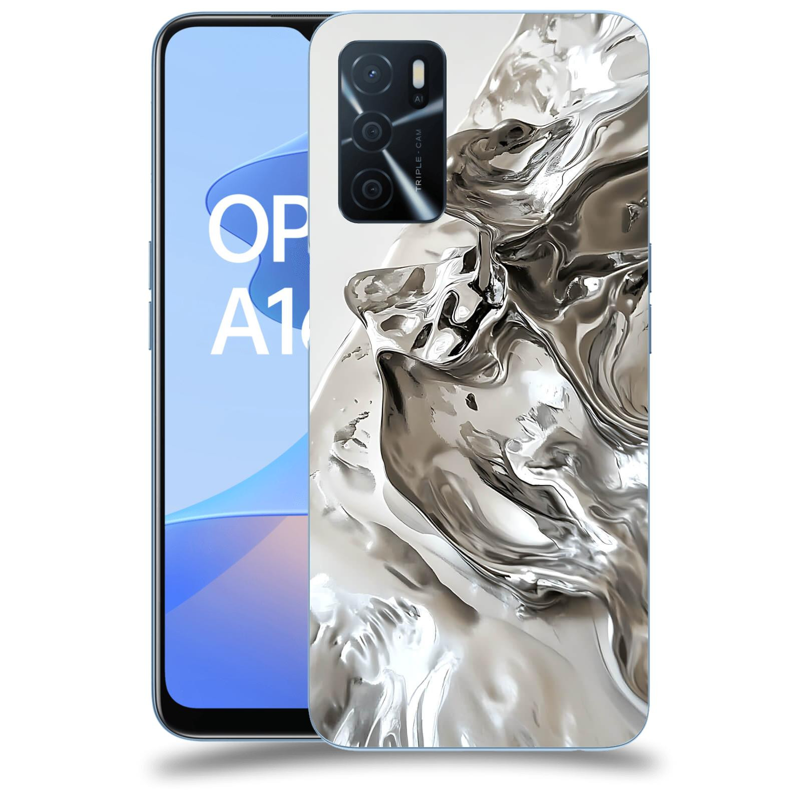 ACOVER Kryt na mobil OPPO A16s - Tekutost a Futurismus