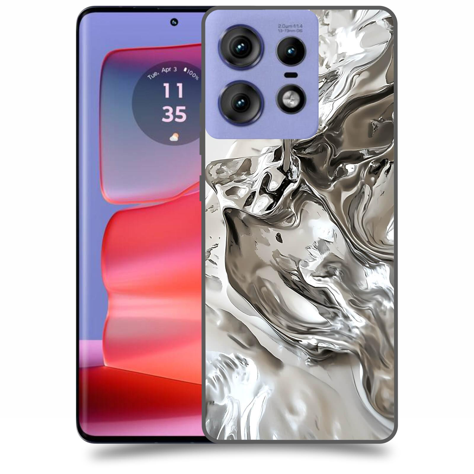 ACOVER Kryt na mobil Motorola Edge 50 Pro - Tekutost a Futurismus