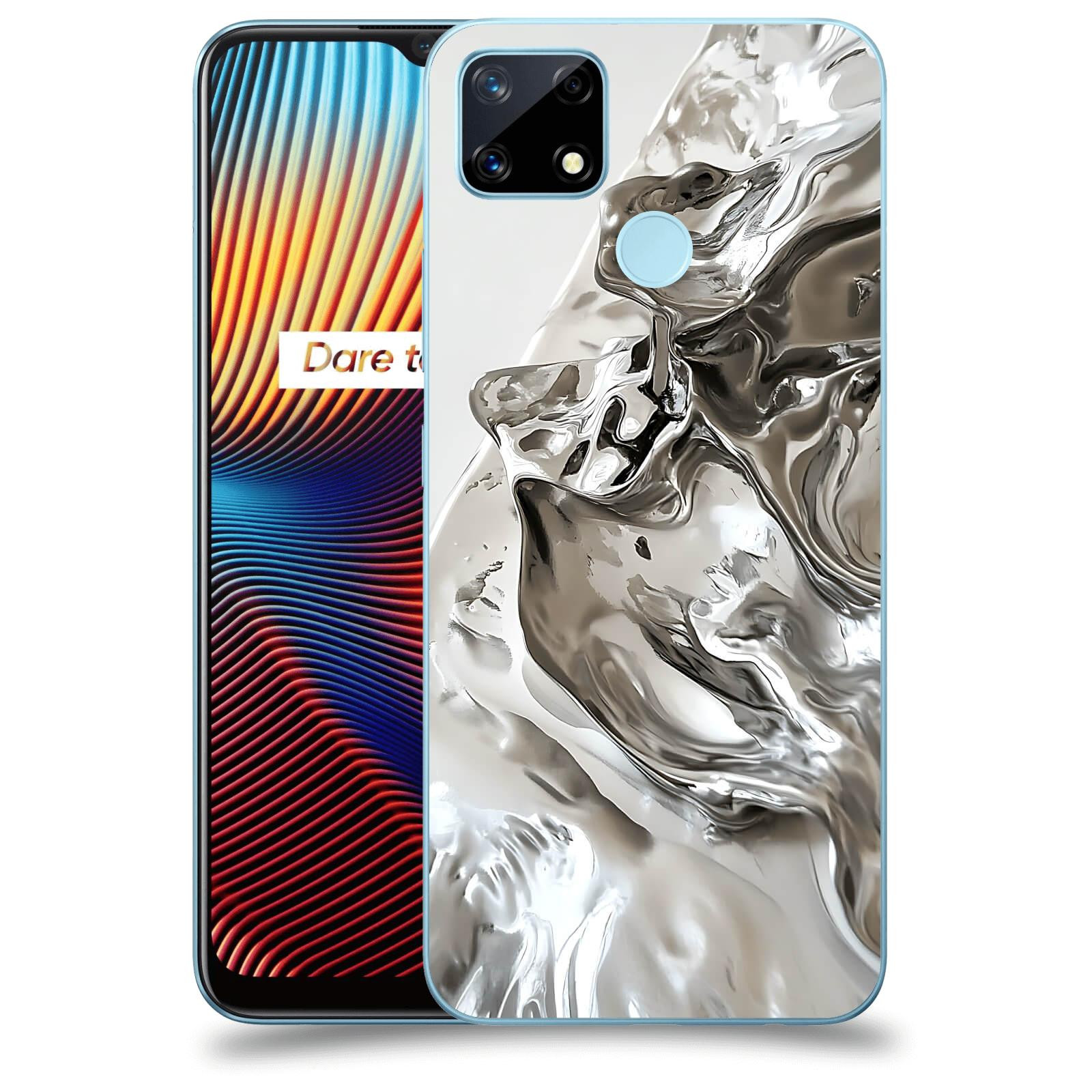 ACOVER Kryt na mobil Realme 7i - Tekutost a Futurismus