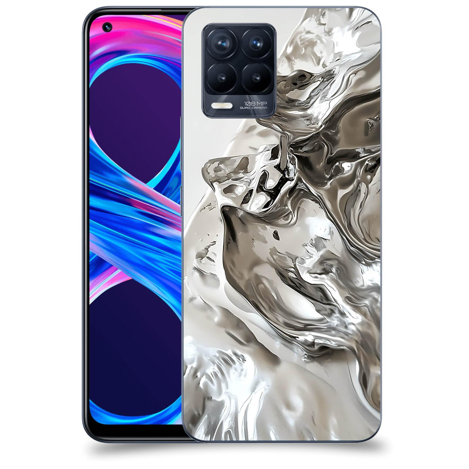 ACOVER Kryt na mobil Realme 8 Pro - Tekutost a Futurismus