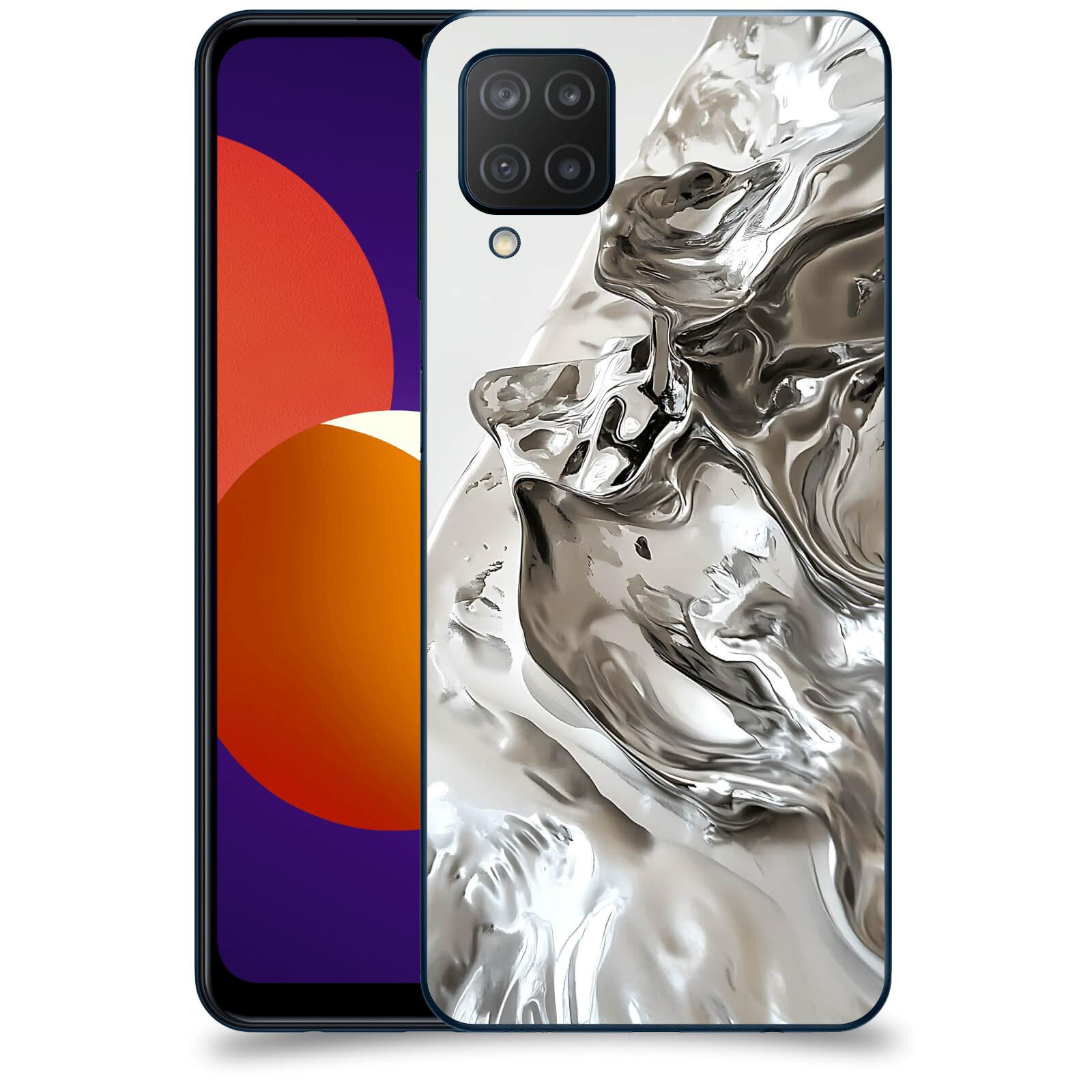 ACOVER Kryt na mobil Samsung Galaxy M12 M127F - Tekutost a Futurismus