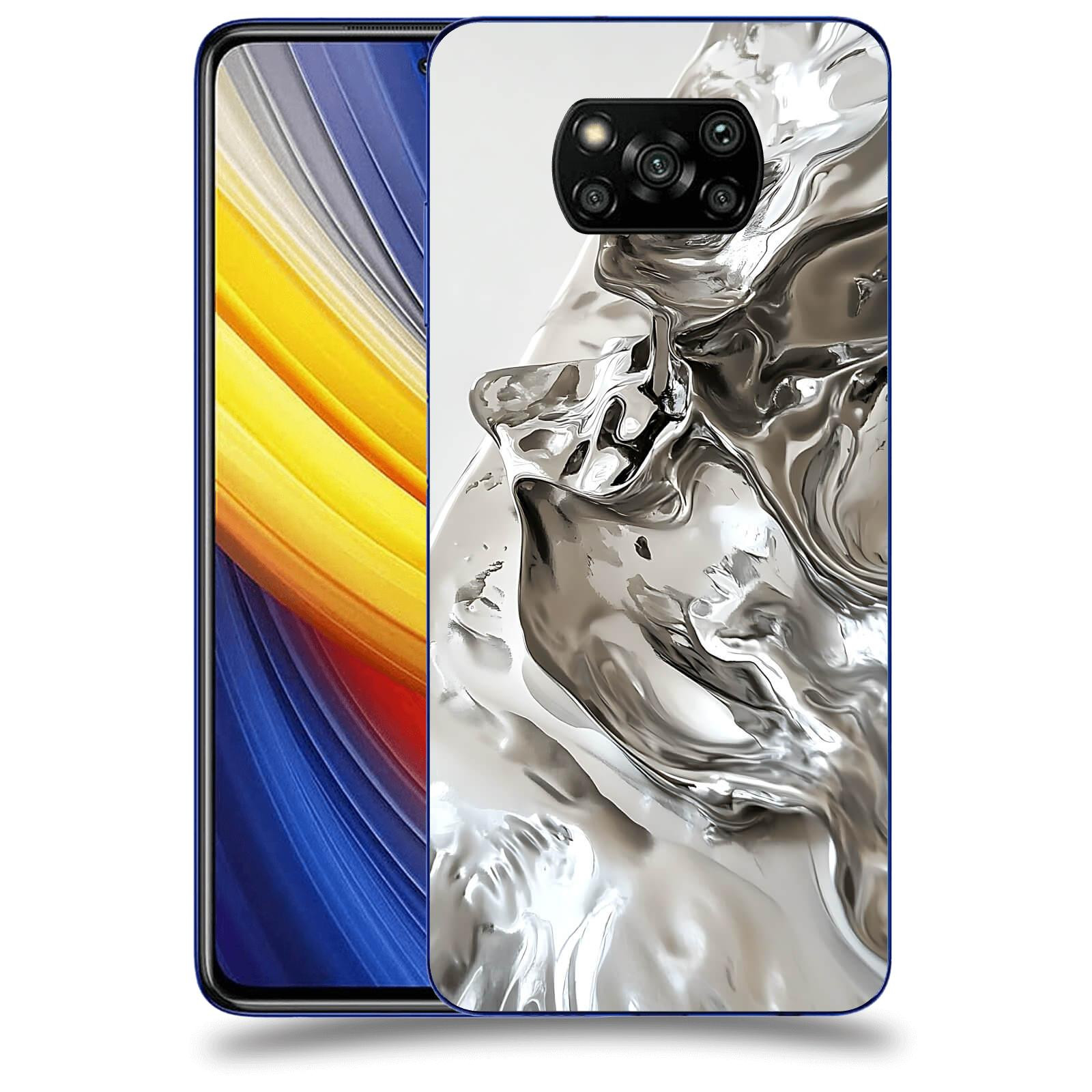 ACOVER Kryt na mobil Xiaomi Poco X3 Pro - Tekutost a Futurismus