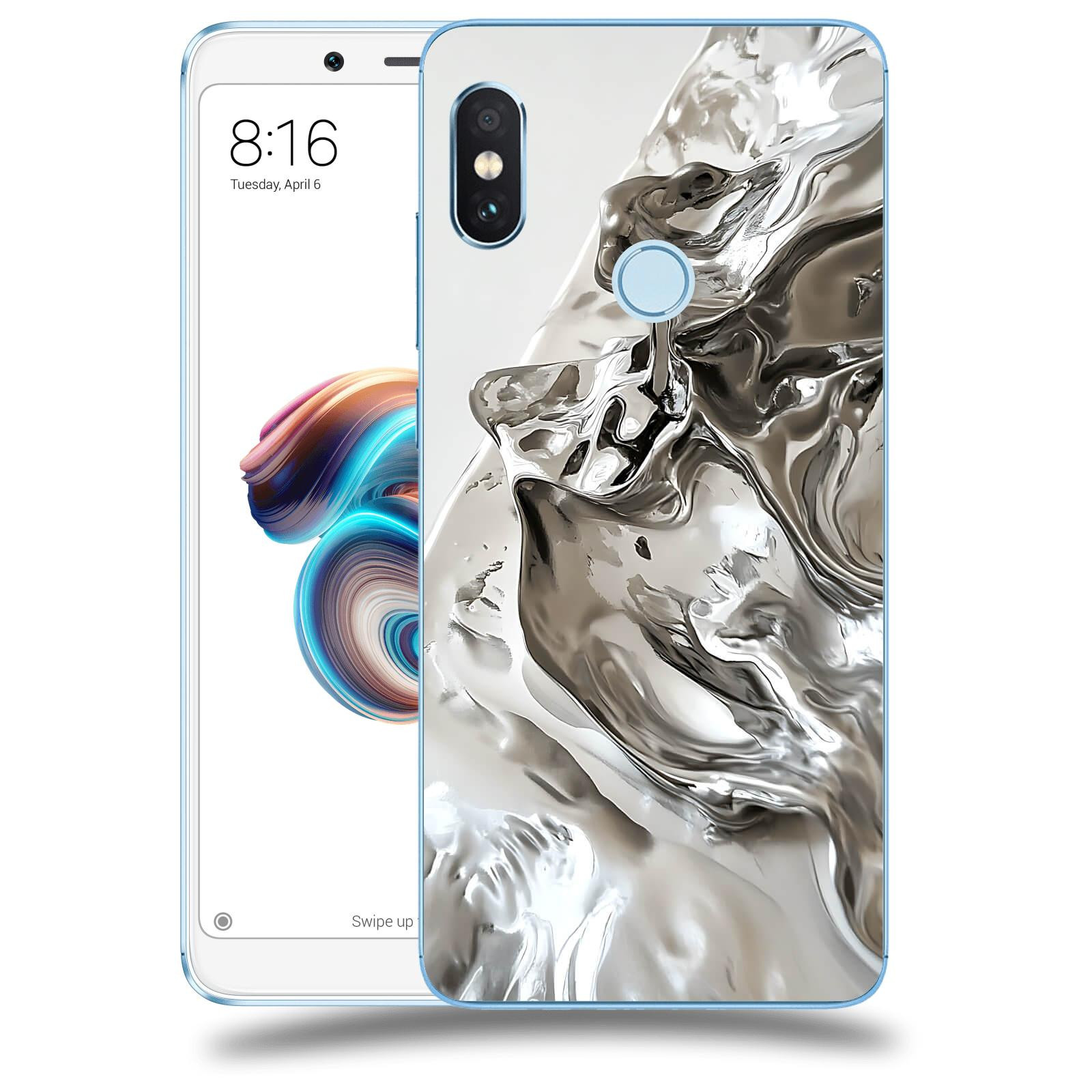 ACOVER Kryt na mobil Xiaomi Redmi Note 5 Global - Tekutost a Futurismus