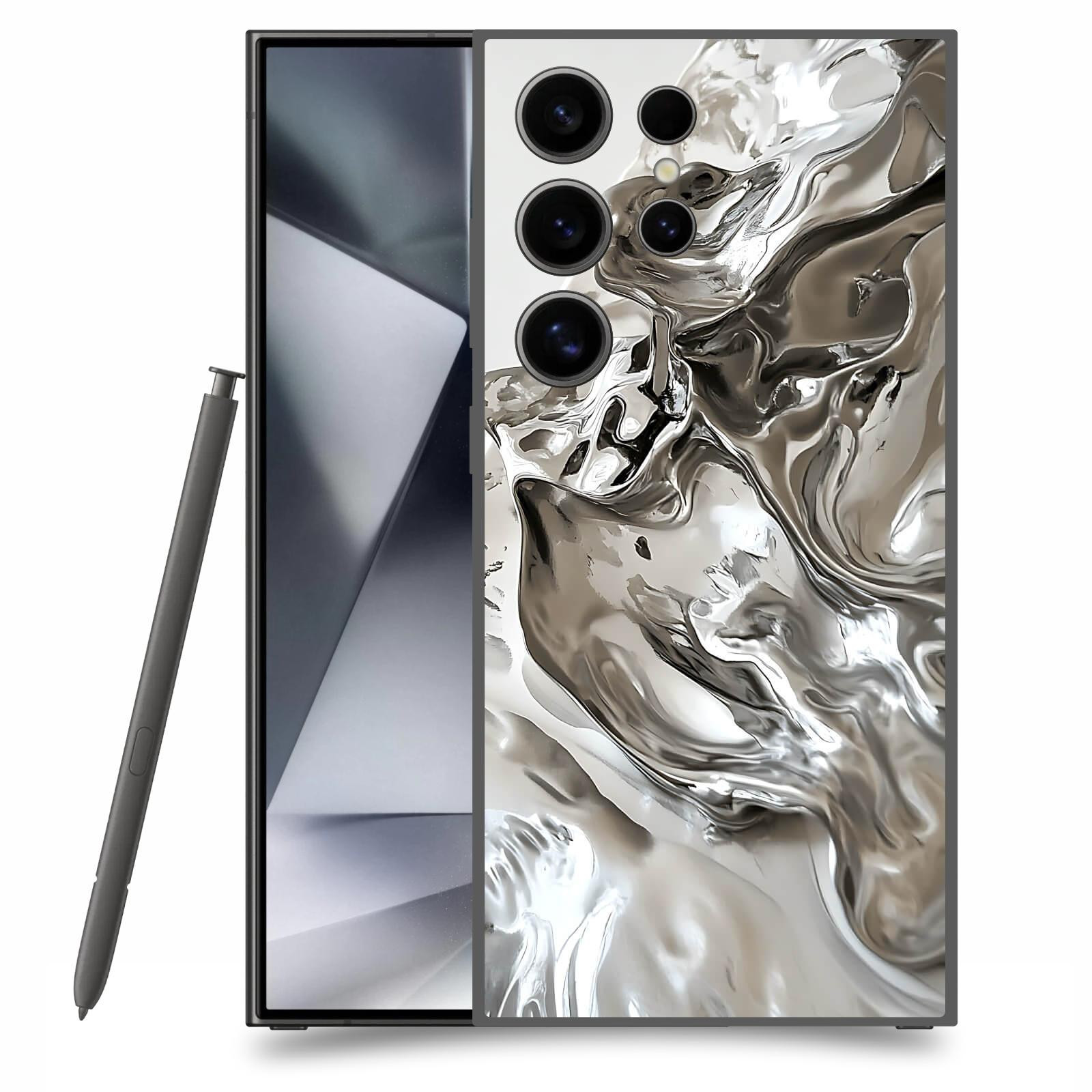 ACOVER Kryt na mobil Samsung Galaxy S24 Ultra - Tekutost a Futurismus