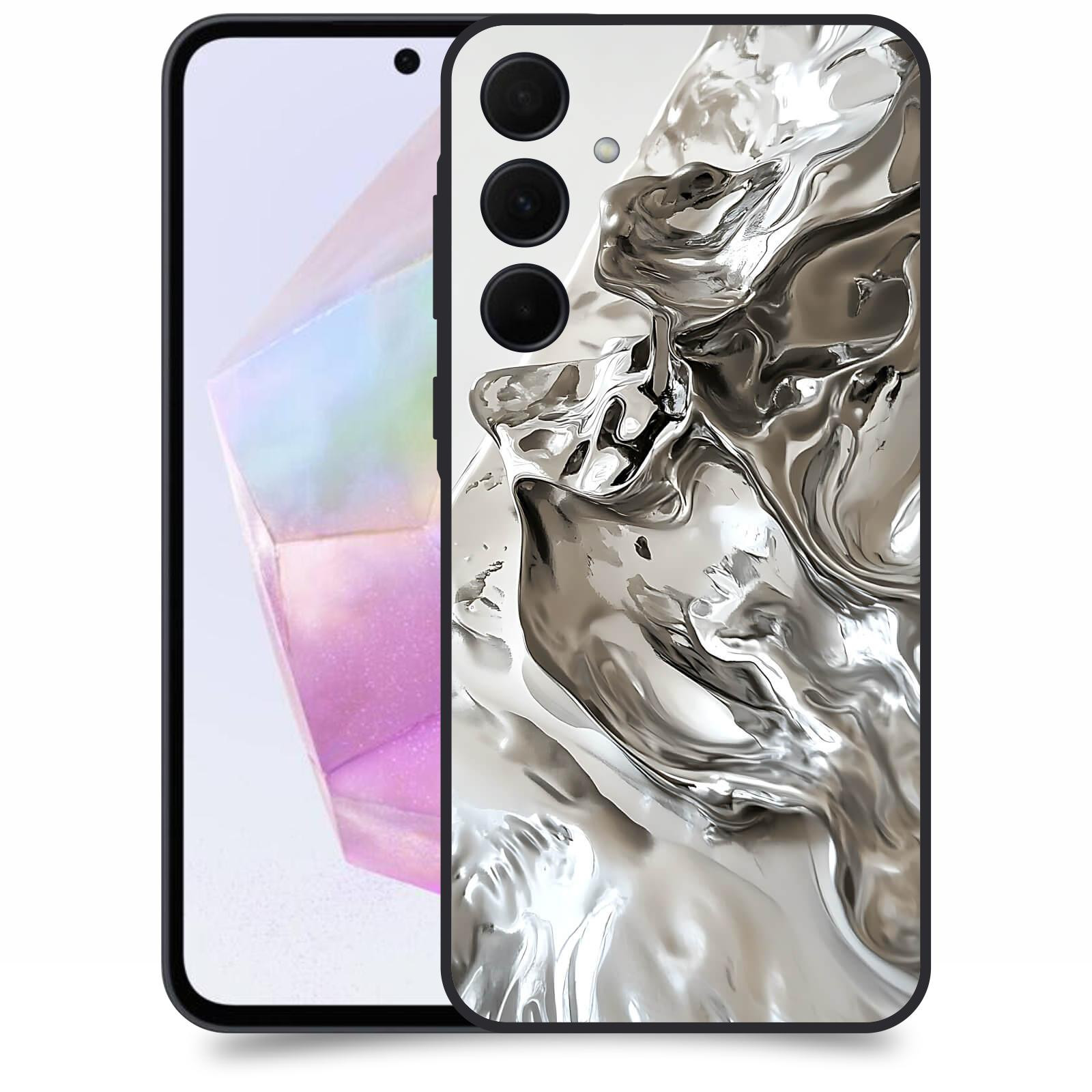 ACOVER Kryt na mobil Samsung Galaxy A35 5G - Tekutost a Futurismus