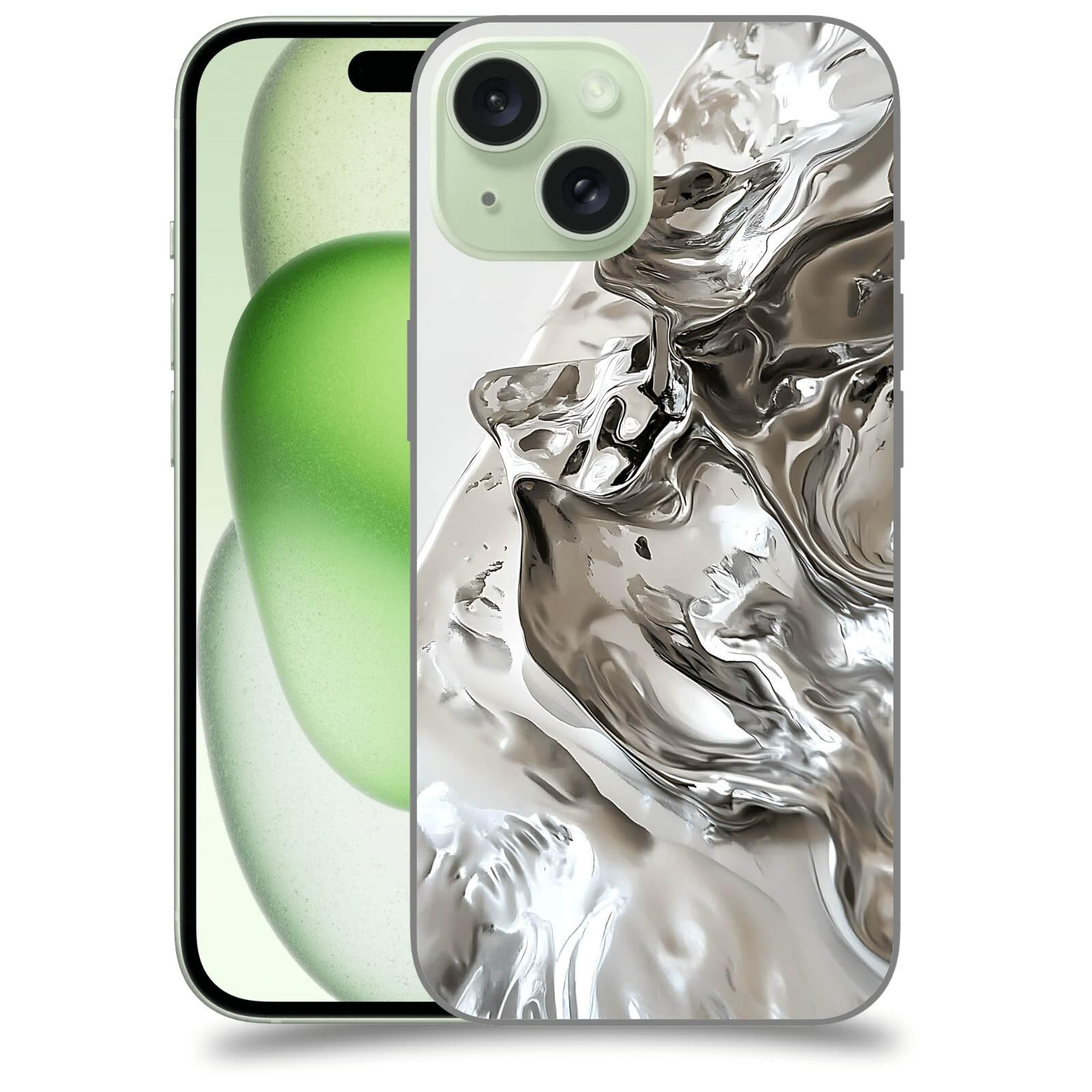 ACOVER Kryt na mobil Apple iPhone 15 - Tekutost a Futurismus