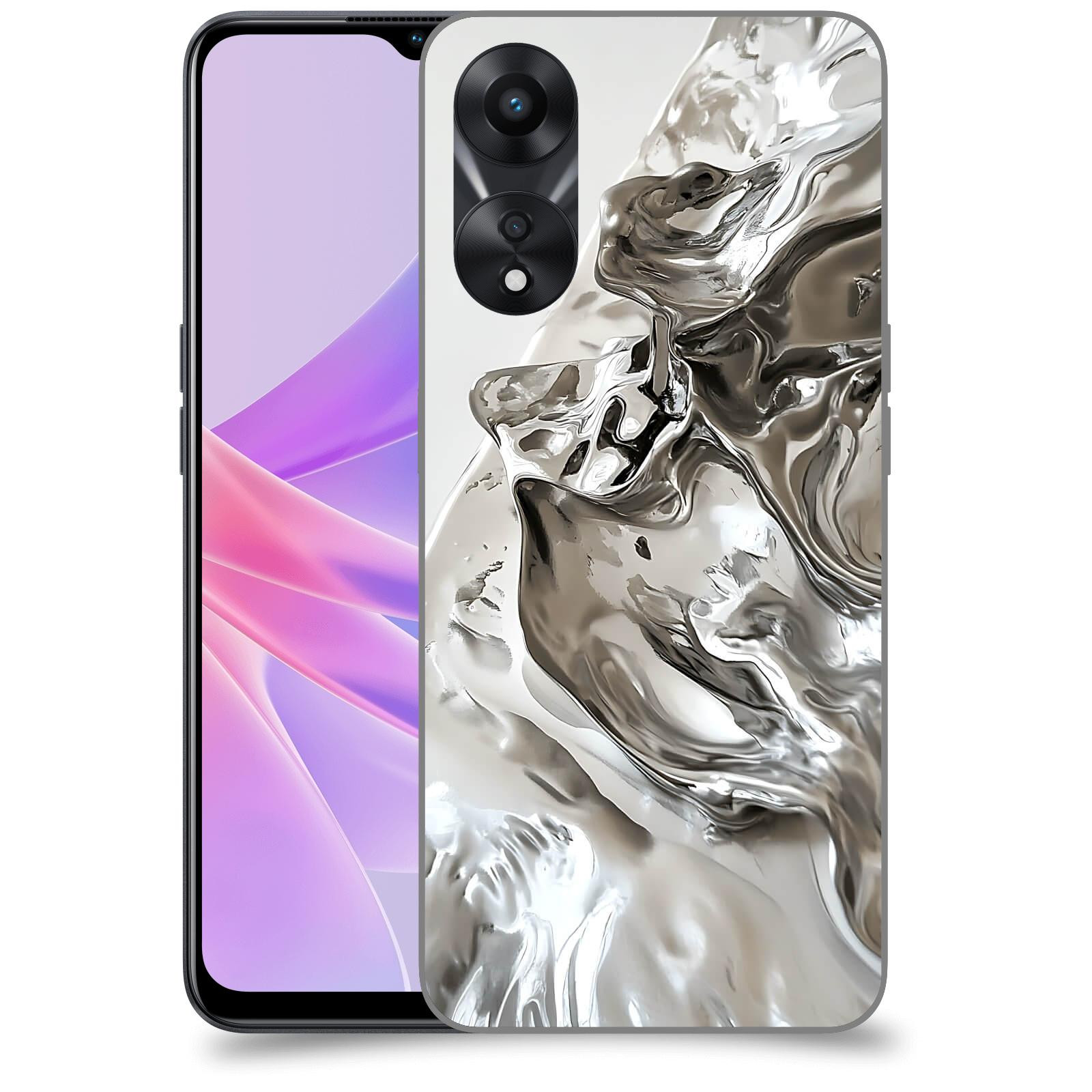 ACOVER Kryt na mobil OPPO A78 5G - Tekutost a Futurismus
