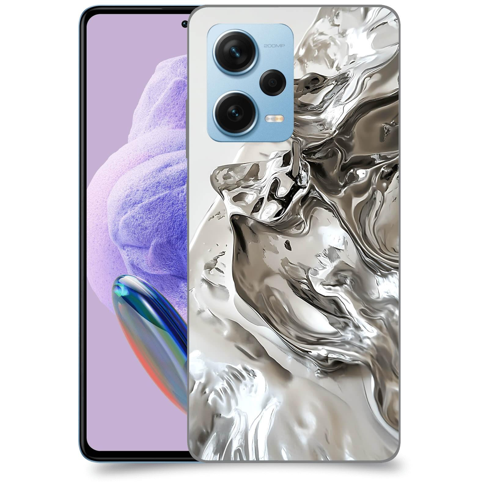 ACOVER Kryt na mobil Xiaomi Redmi Note 12 Pro+ 5G - Tekutost a Futurismus