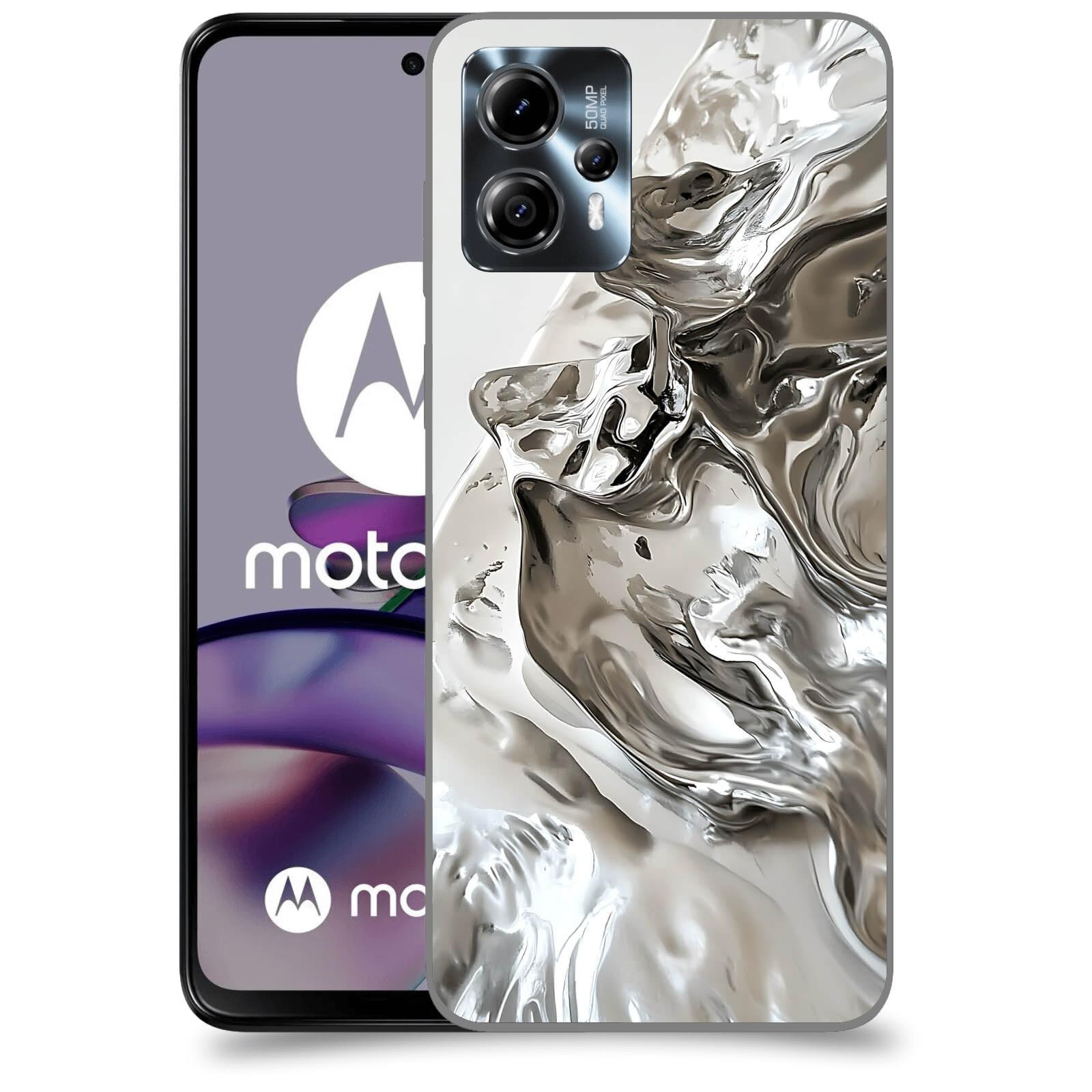 ACOVER Kryt na mobil Motorola Moto G13 - Tekutost a Futurismus