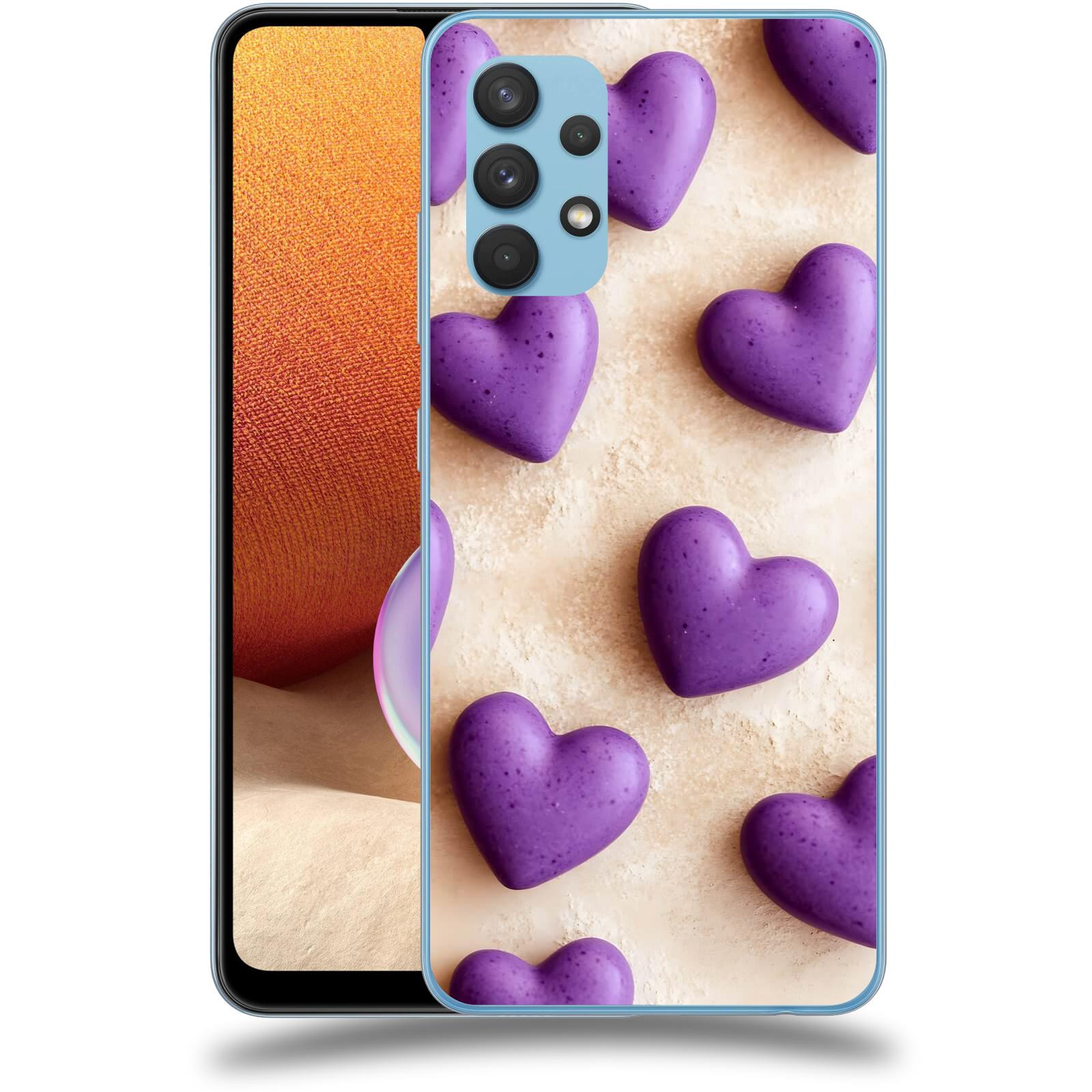 ACOVER Kryt na mobil Samsung Galaxy A32 4G SM-A325F - Vášeň a Sladkost