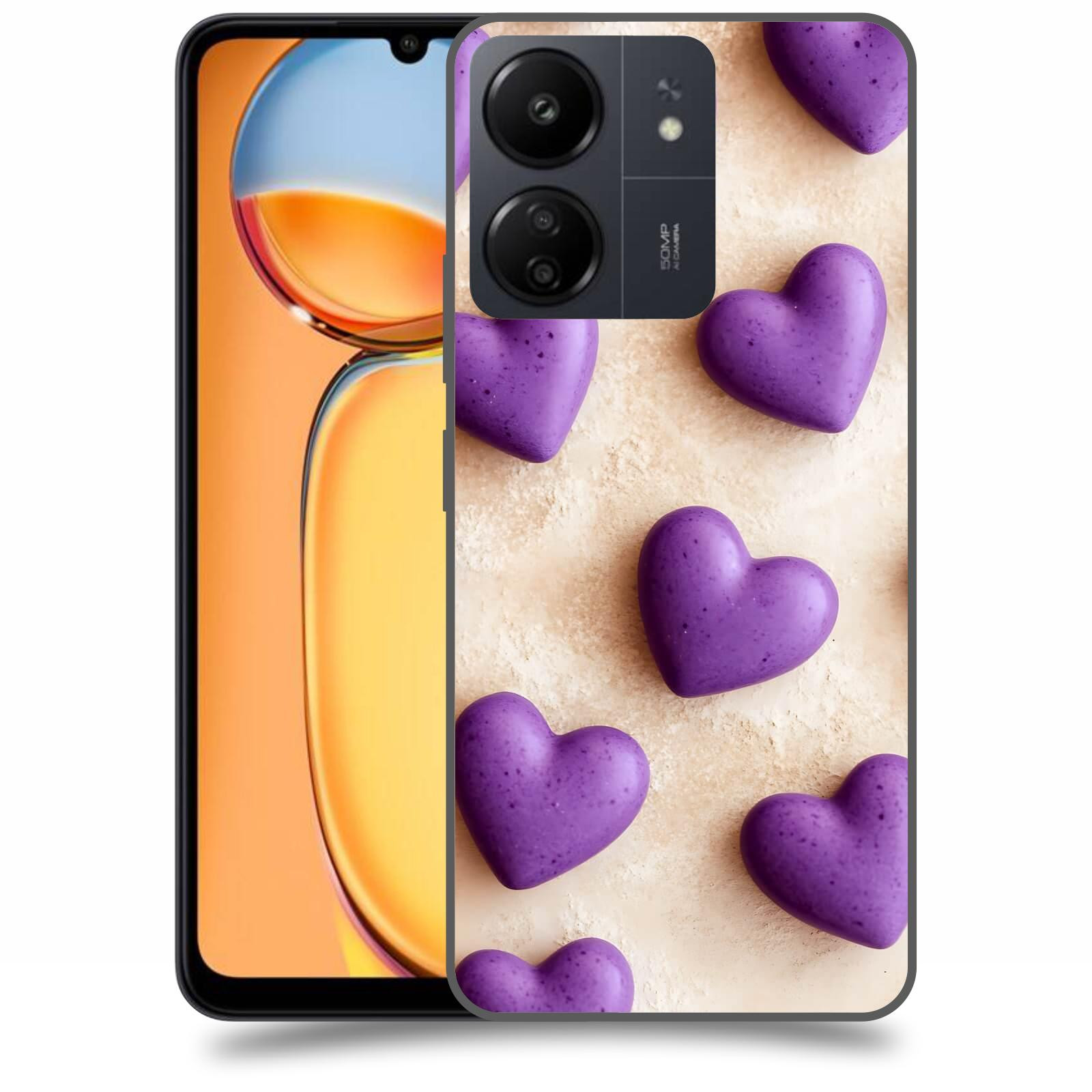 ACOVER Kryt na mobil Xiaomi Redmi 13C 4G  Vášeň a Sladkost