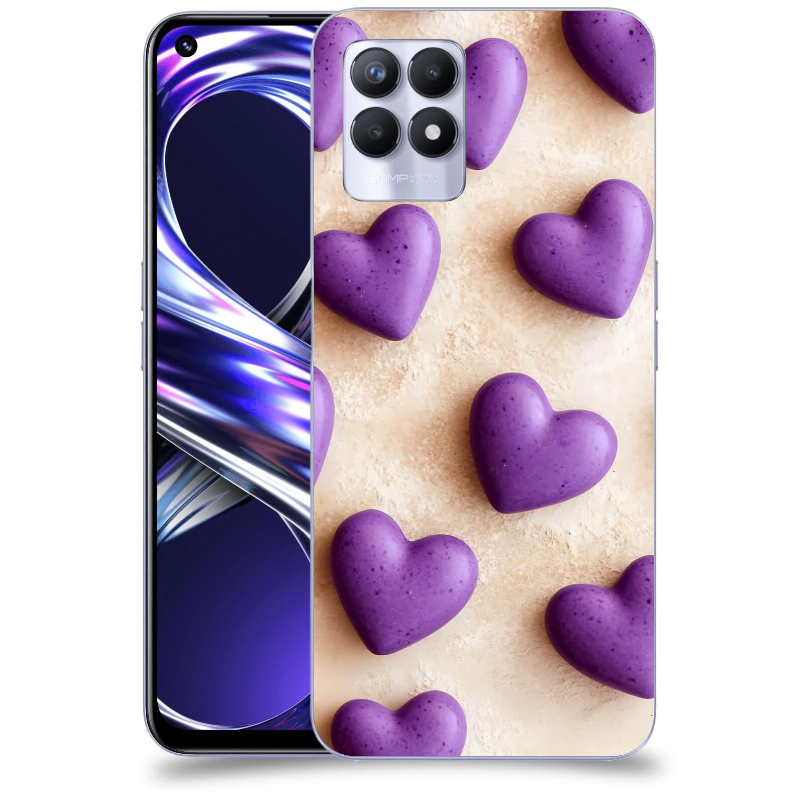 ACOVER Kryt na mobil Realme 8i - Vášeň a Sladkost