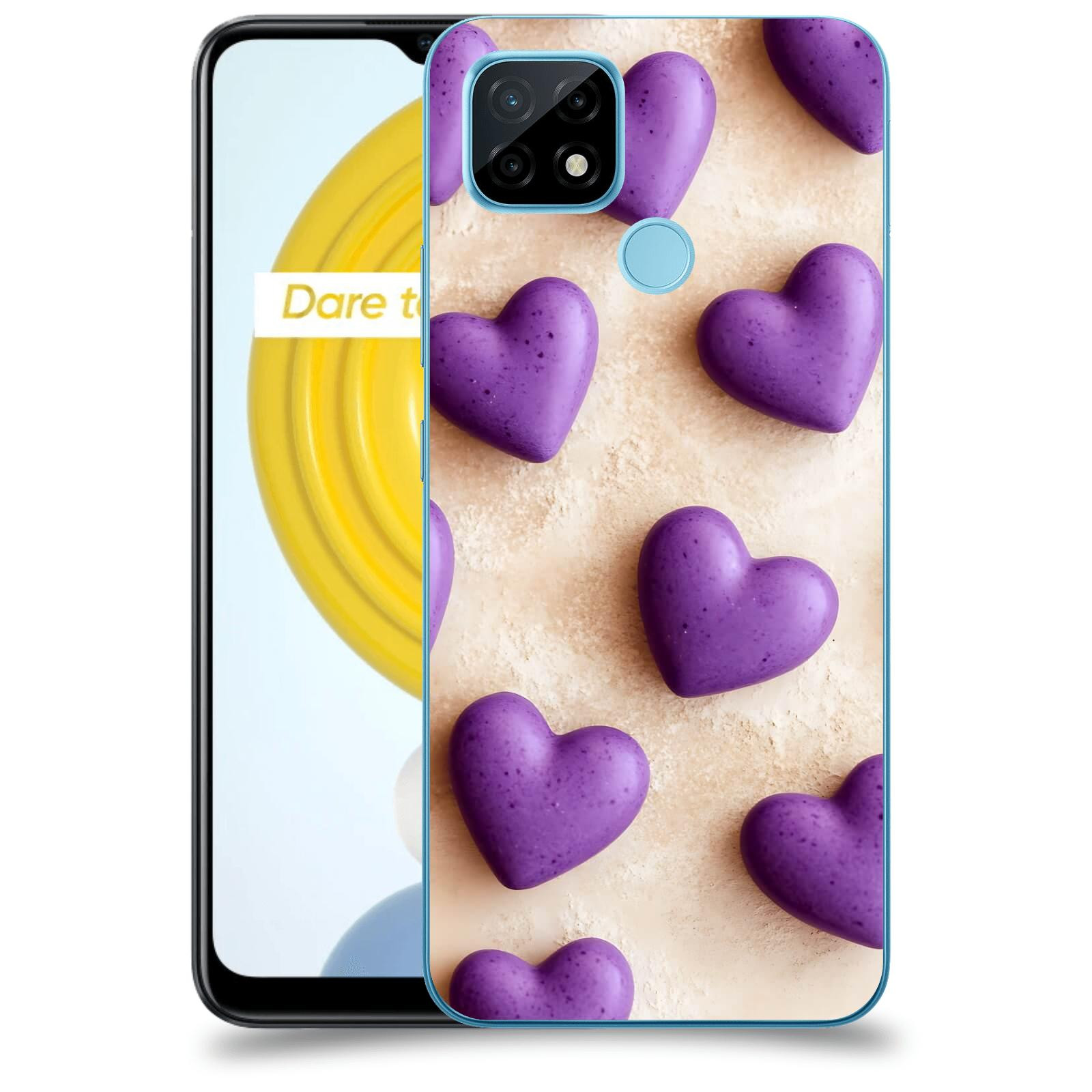 ACOVER Kryt na mobil Realme C21 - Vášeň a Sladkost