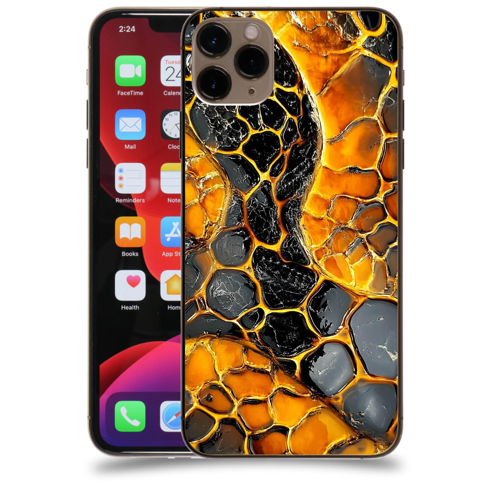 ACOVER Kryt na mobil Apple iPhone 11 Pro Max - Žár a Struktura