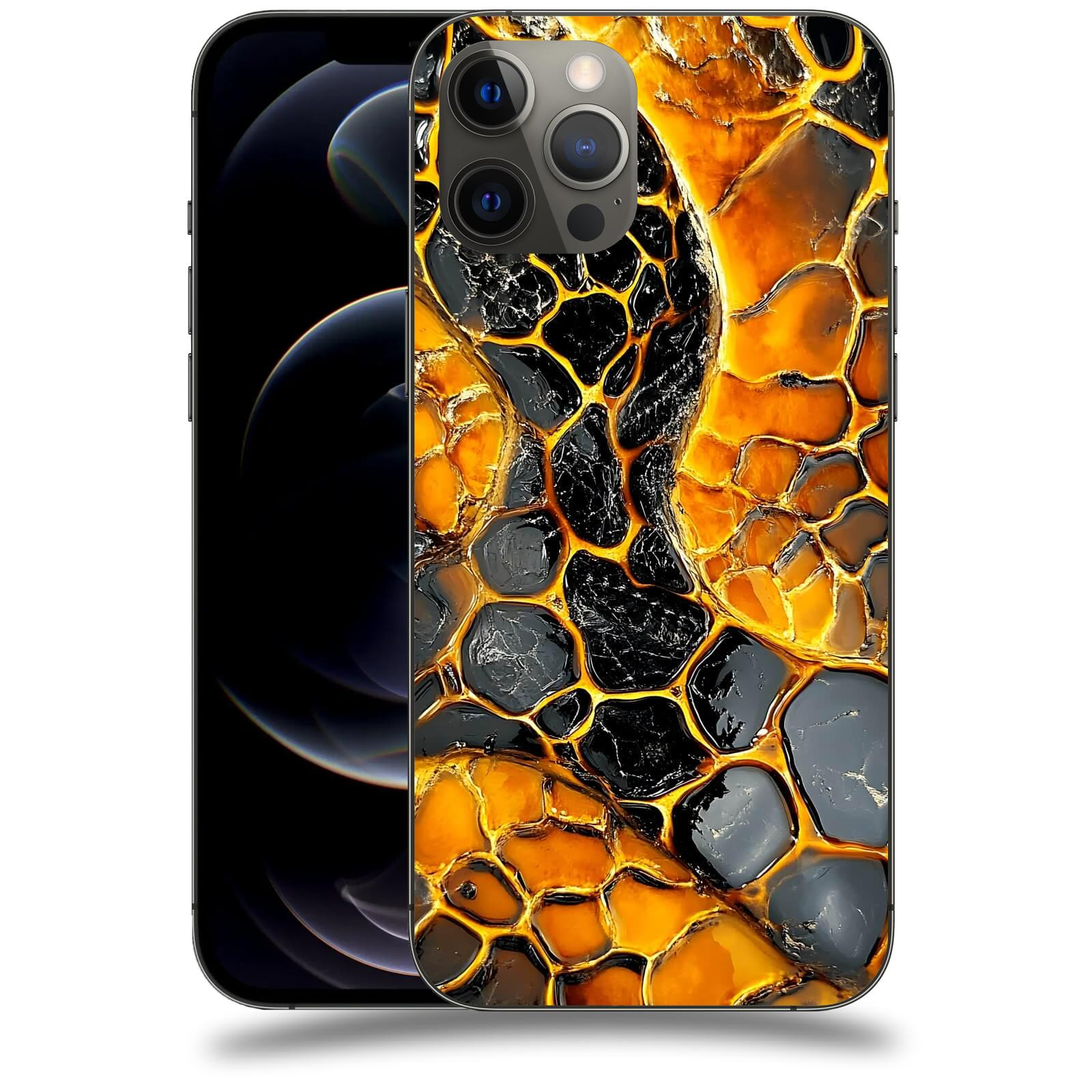 ACOVER Kryt na mobil Apple iPhone 12 Pro Max - Žár a Struktura