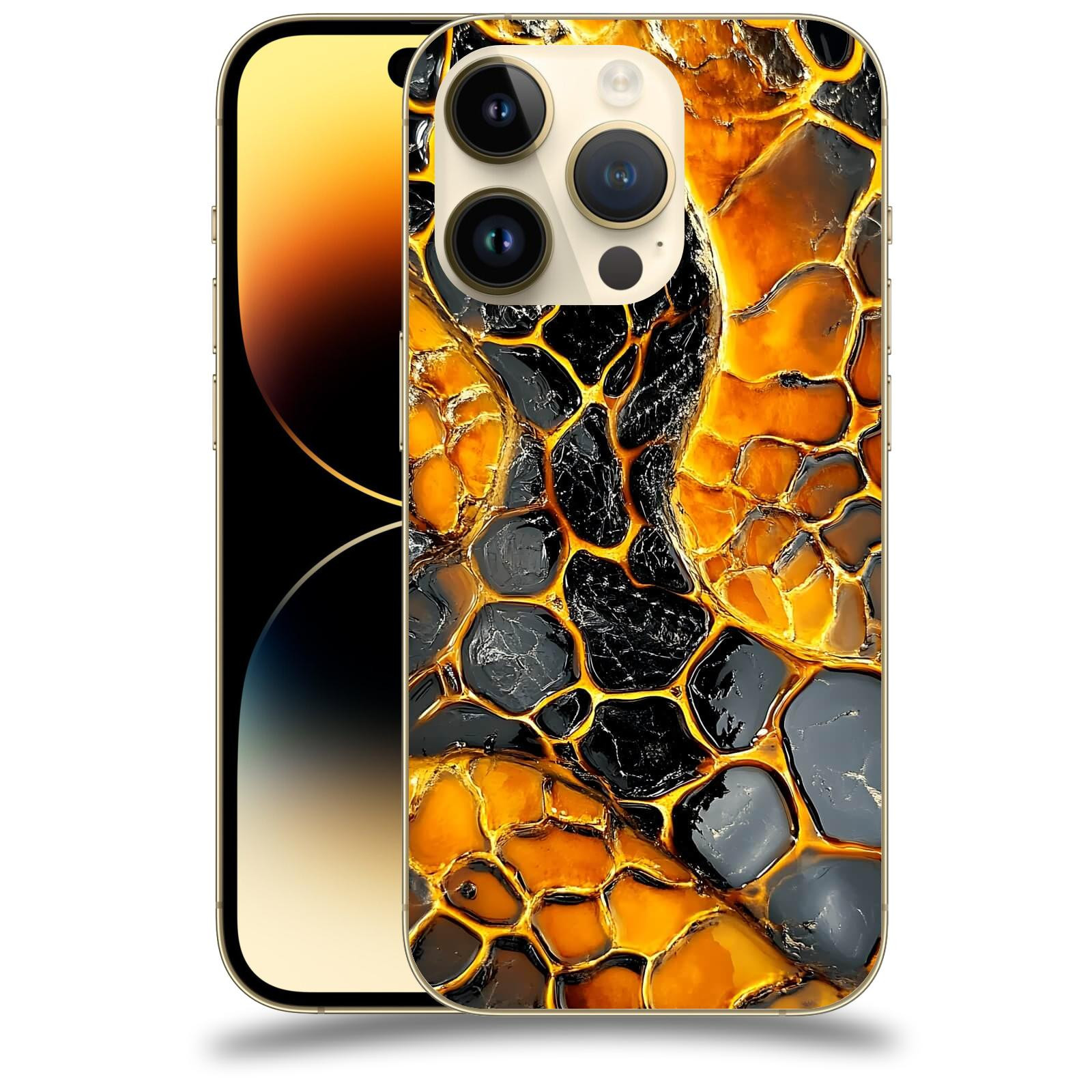 ACOVER Kryt na mobil Apple iPhone 14 Pro - Žár a Struktura