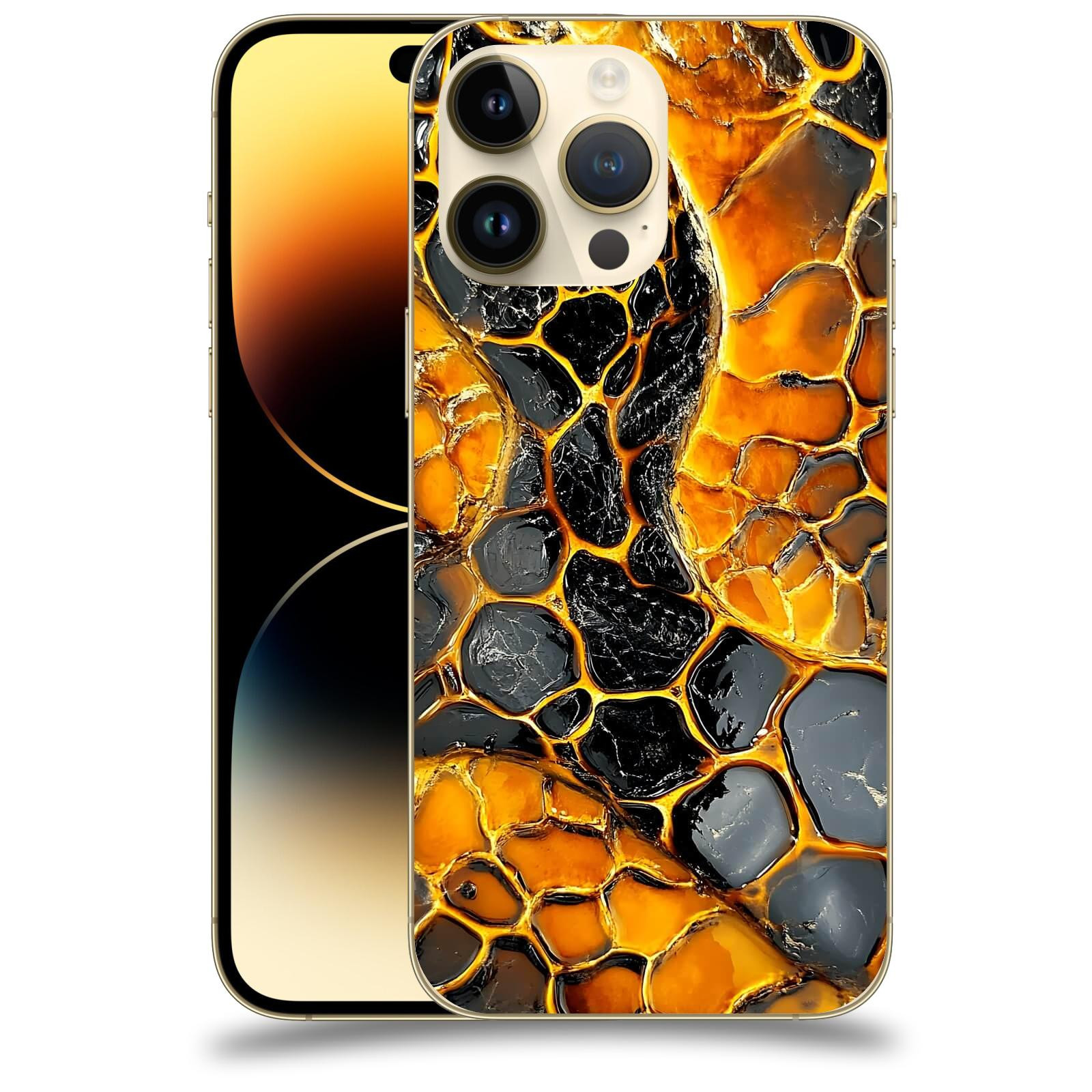 ACOVER Kryt na mobil Apple iPhone 14 Pro Max - Žár a Struktura