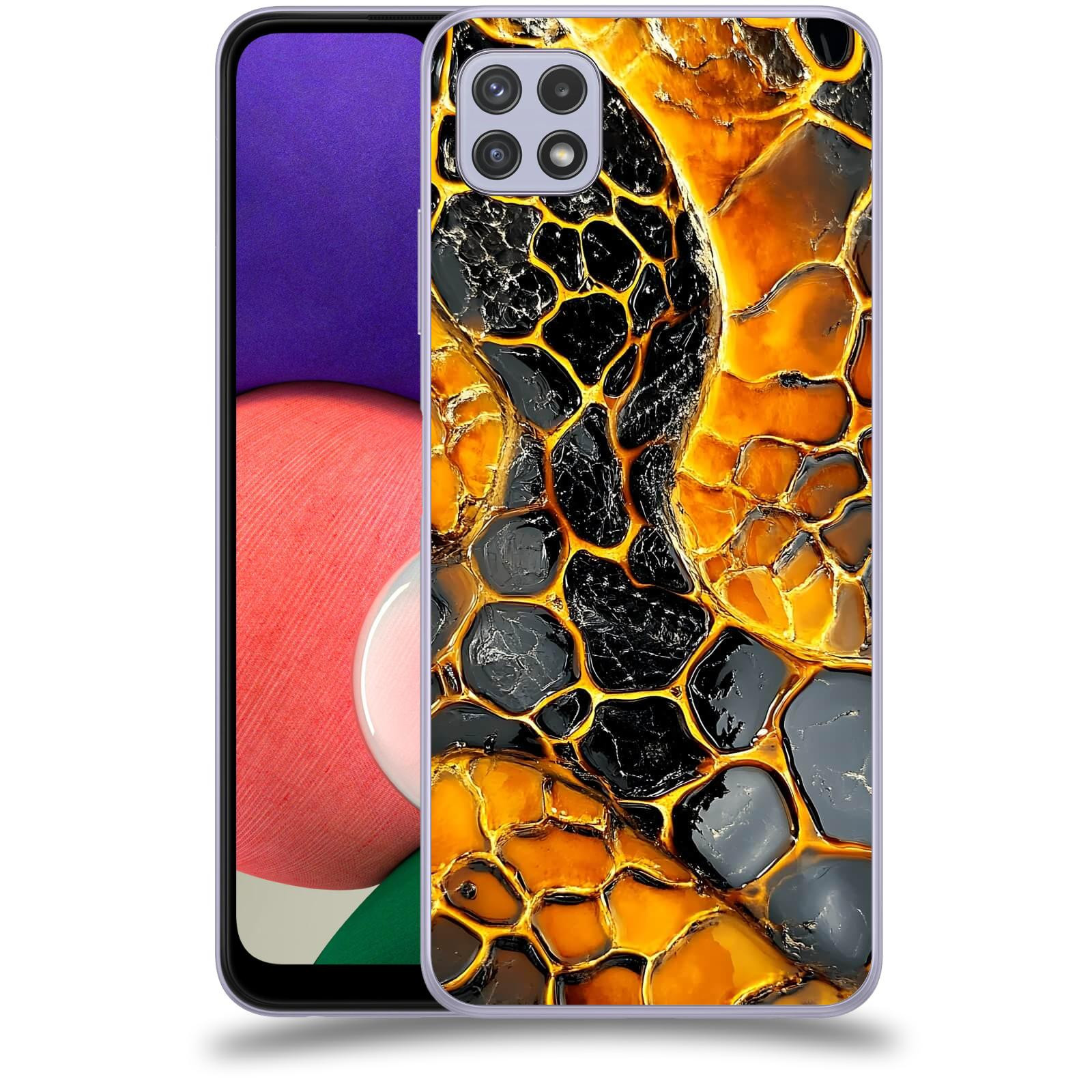 ACOVER Kryt na mobil Samsung Galaxy A22 5G A226B - Žár a Struktura