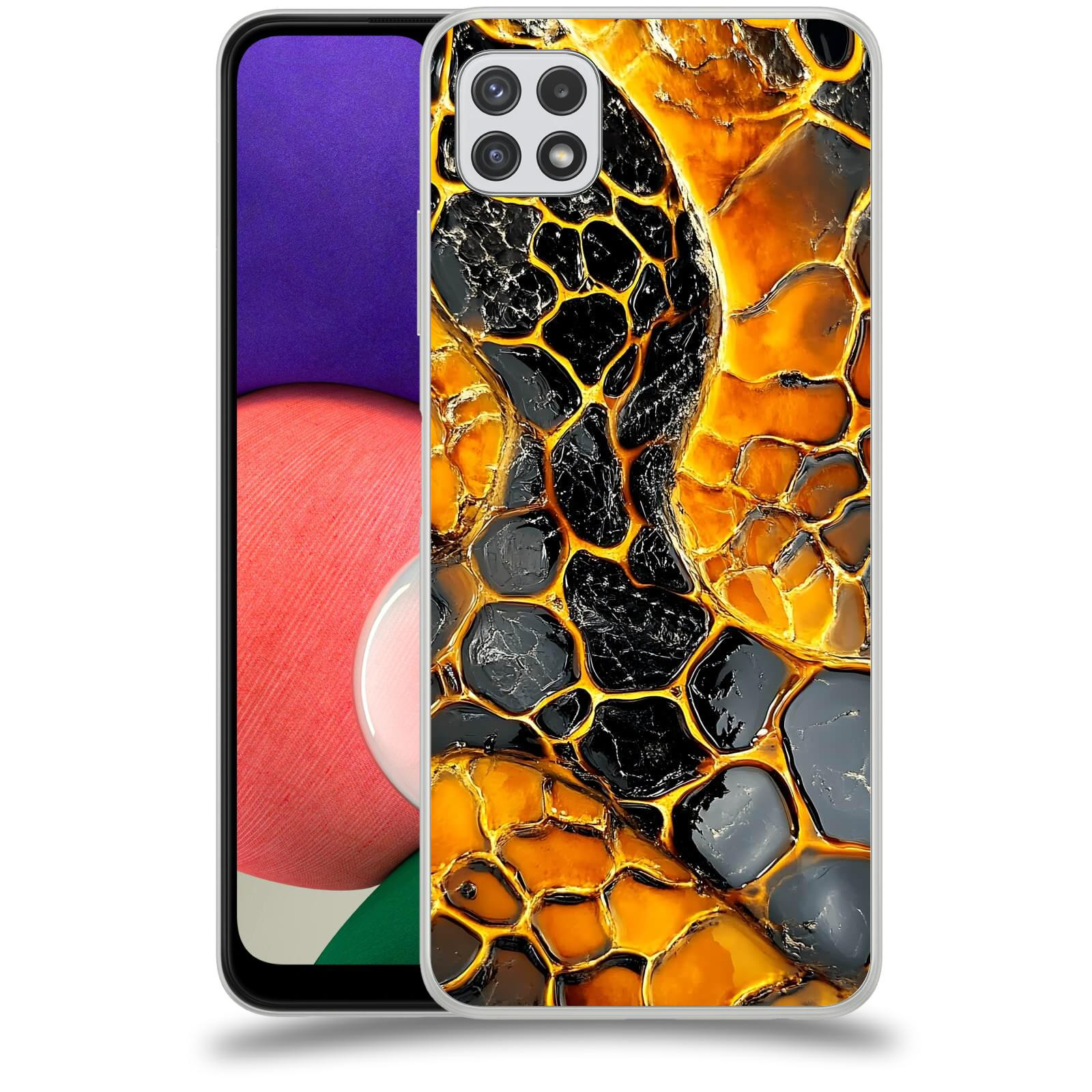 ACOVER Kryt na mobil Samsung Galaxy A22 A225F - Žár a Struktura