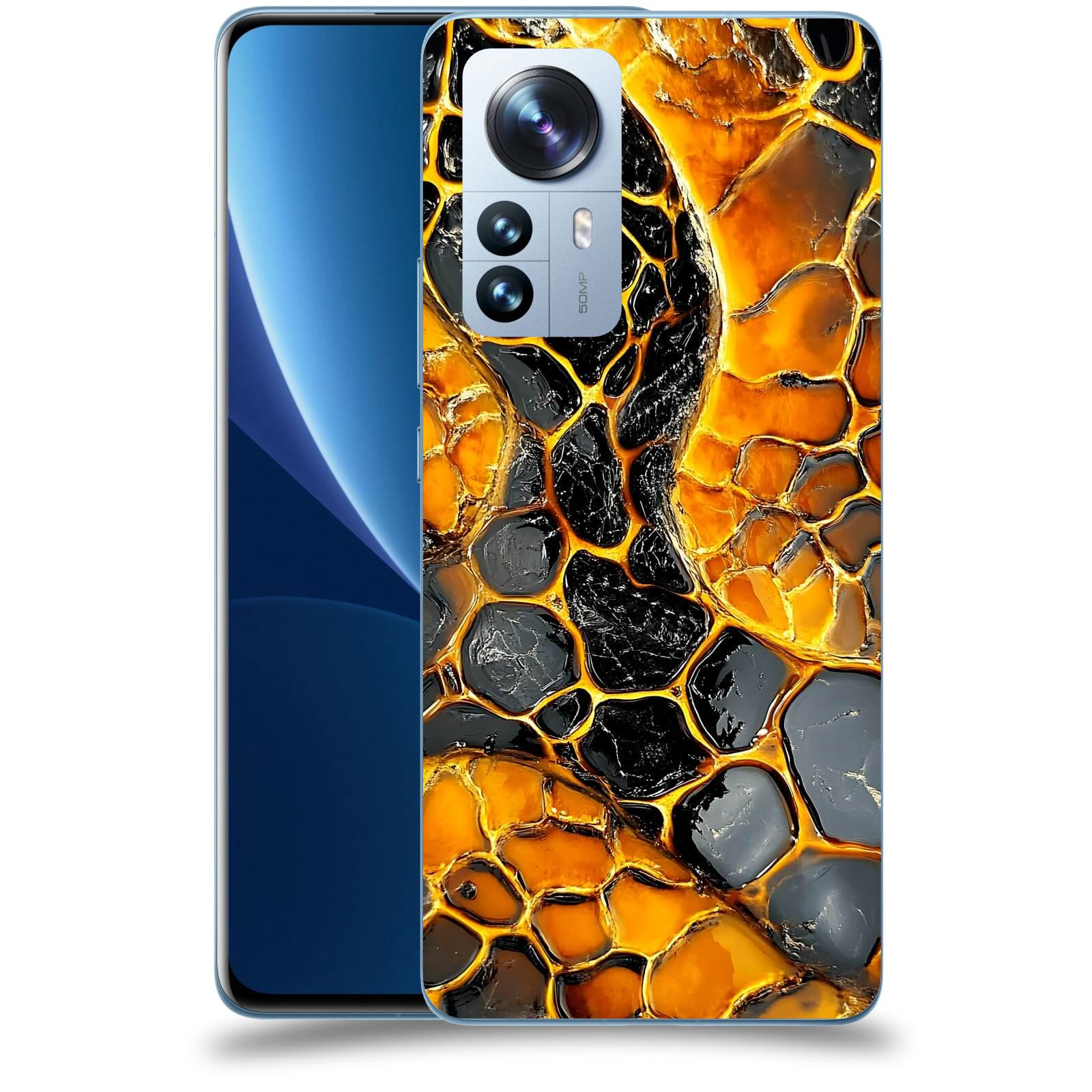 ACOVER Kryt na mobil Xiaomi 12 Pro - Žár a Struktura