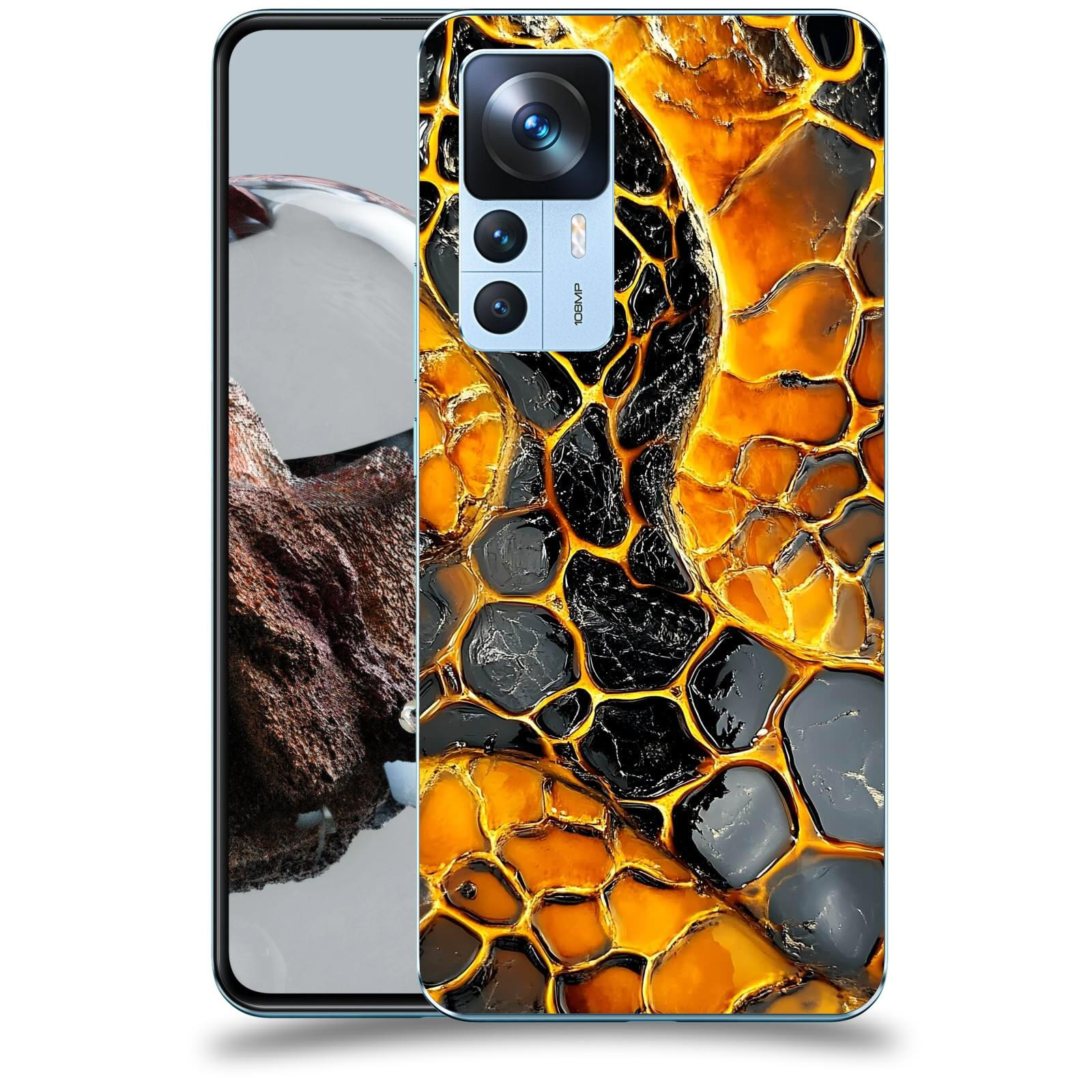 ACOVER Kryt na mobil Xiaomi 12T - Žár a Struktura