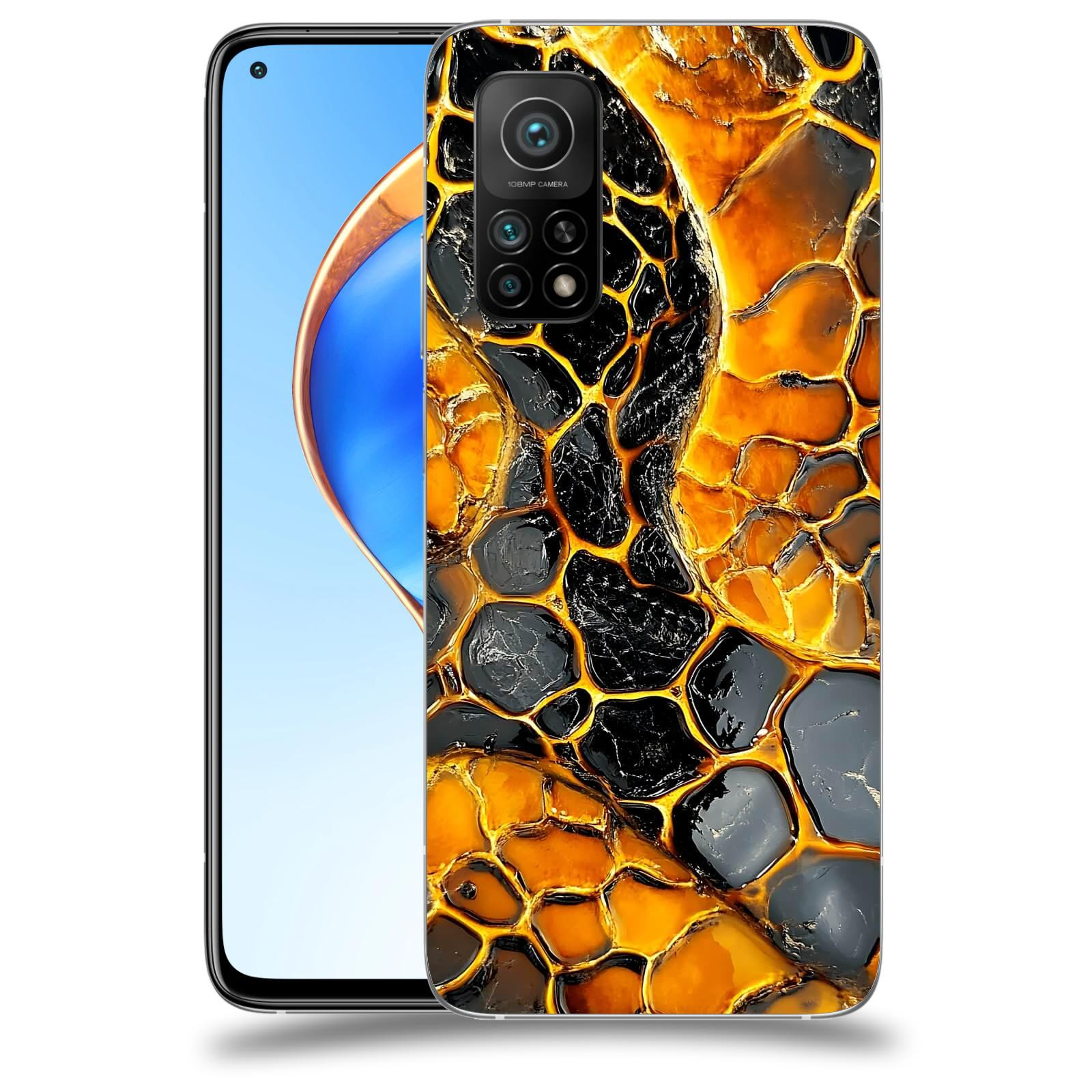ACOVER Kryt na mobil Xiaomi Mi 10T Pro - Žár a Struktura