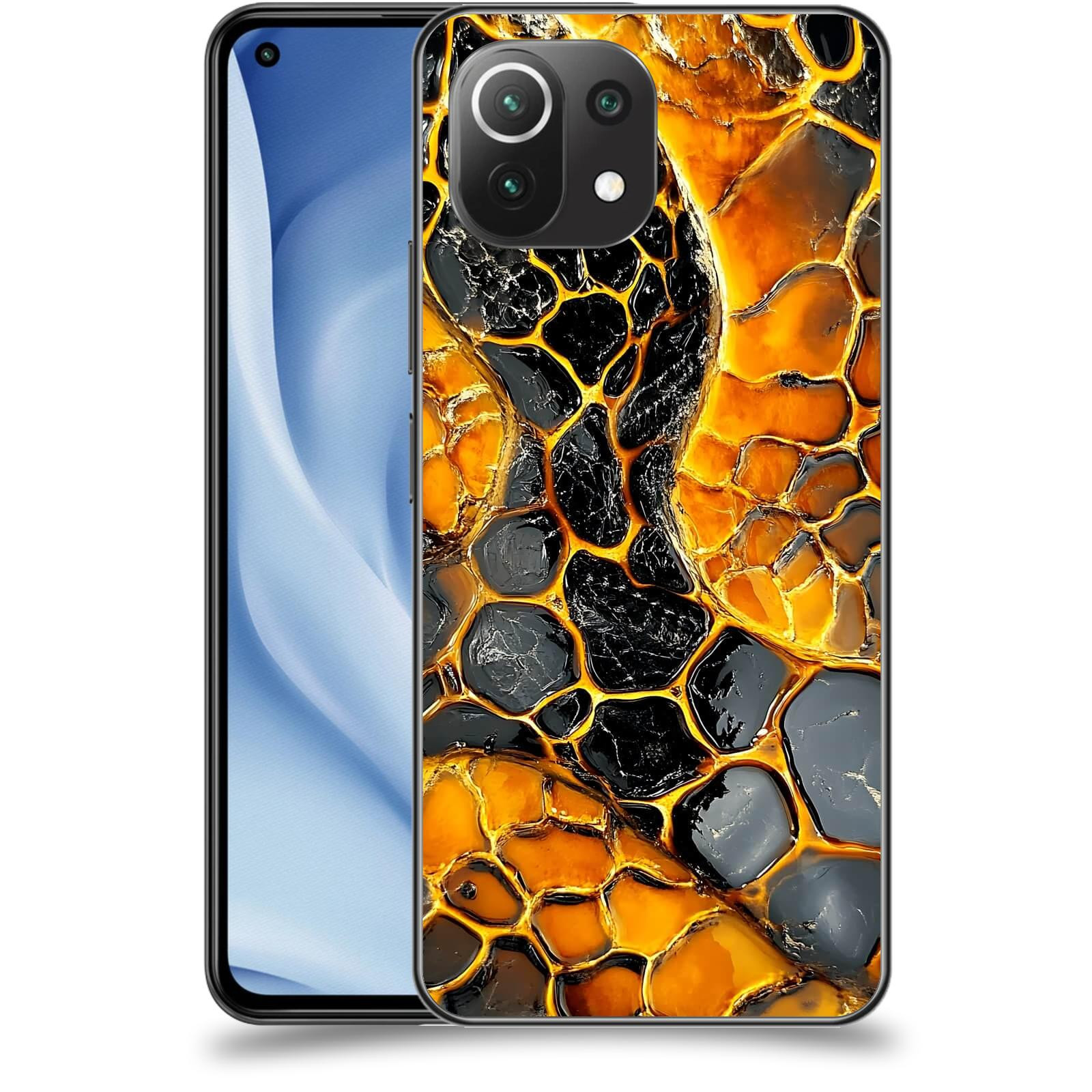 ACOVER Kryt na mobil Xiaomi Mi 11 Lite - Žár a Struktura