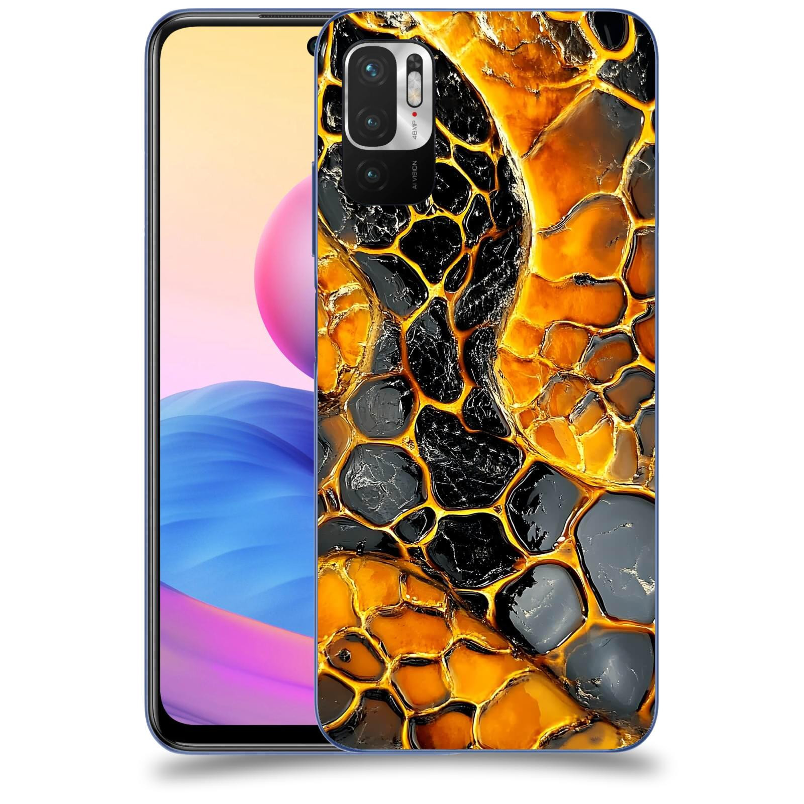 ACOVER Kryt na mobil Xiaomi Redmi Note 10 5G - Žár a Struktura