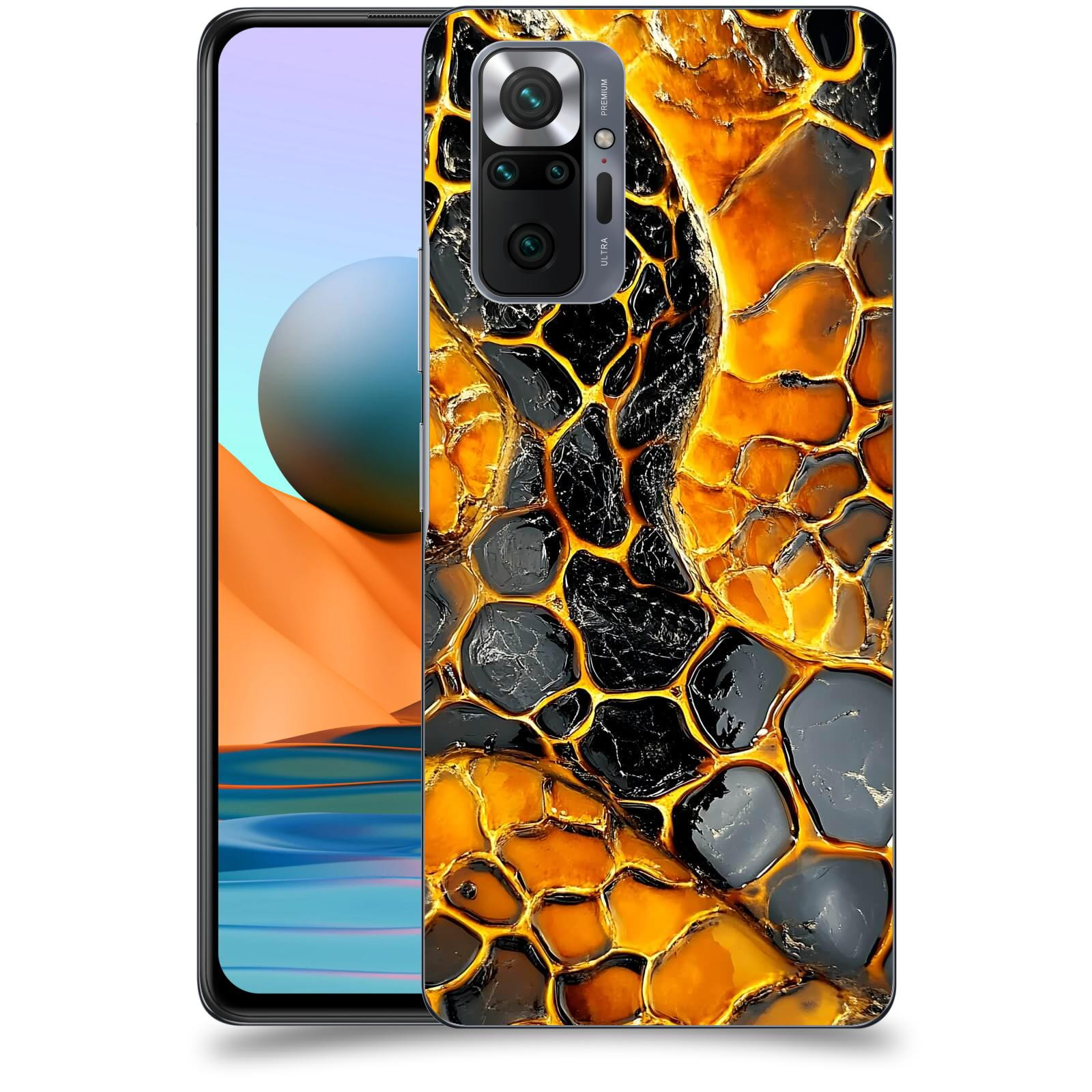 ACOVER Kryt na mobil Xiaomi Redmi Note 10 Pro - Žár a Struktura