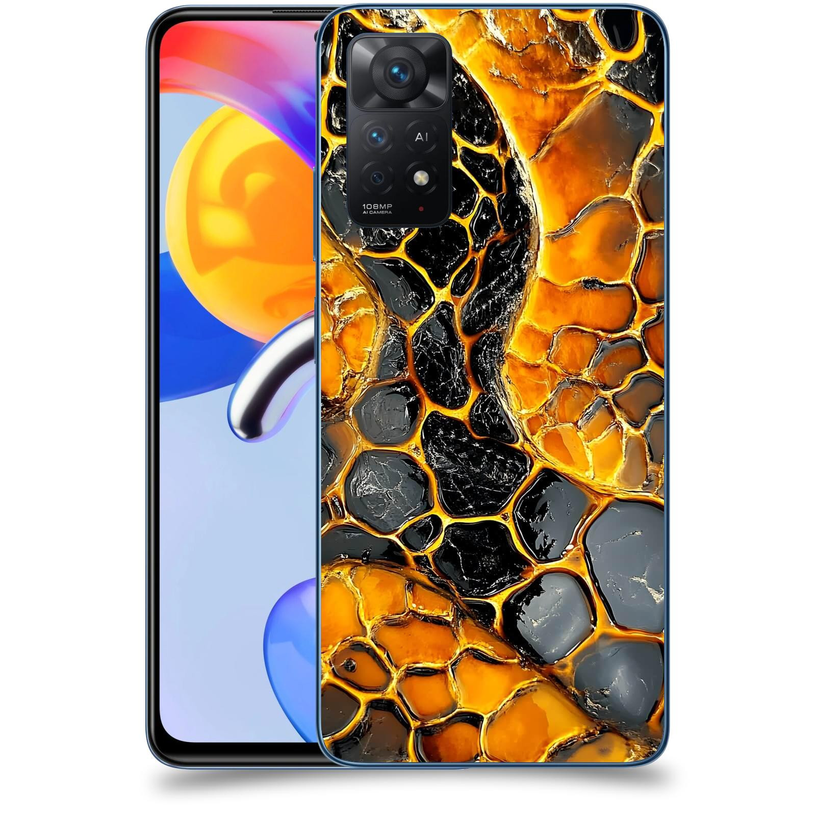 ACOVER Kryt na mobil Xiaomi Redmi Note 11 Pro 5G - Žár a Struktura