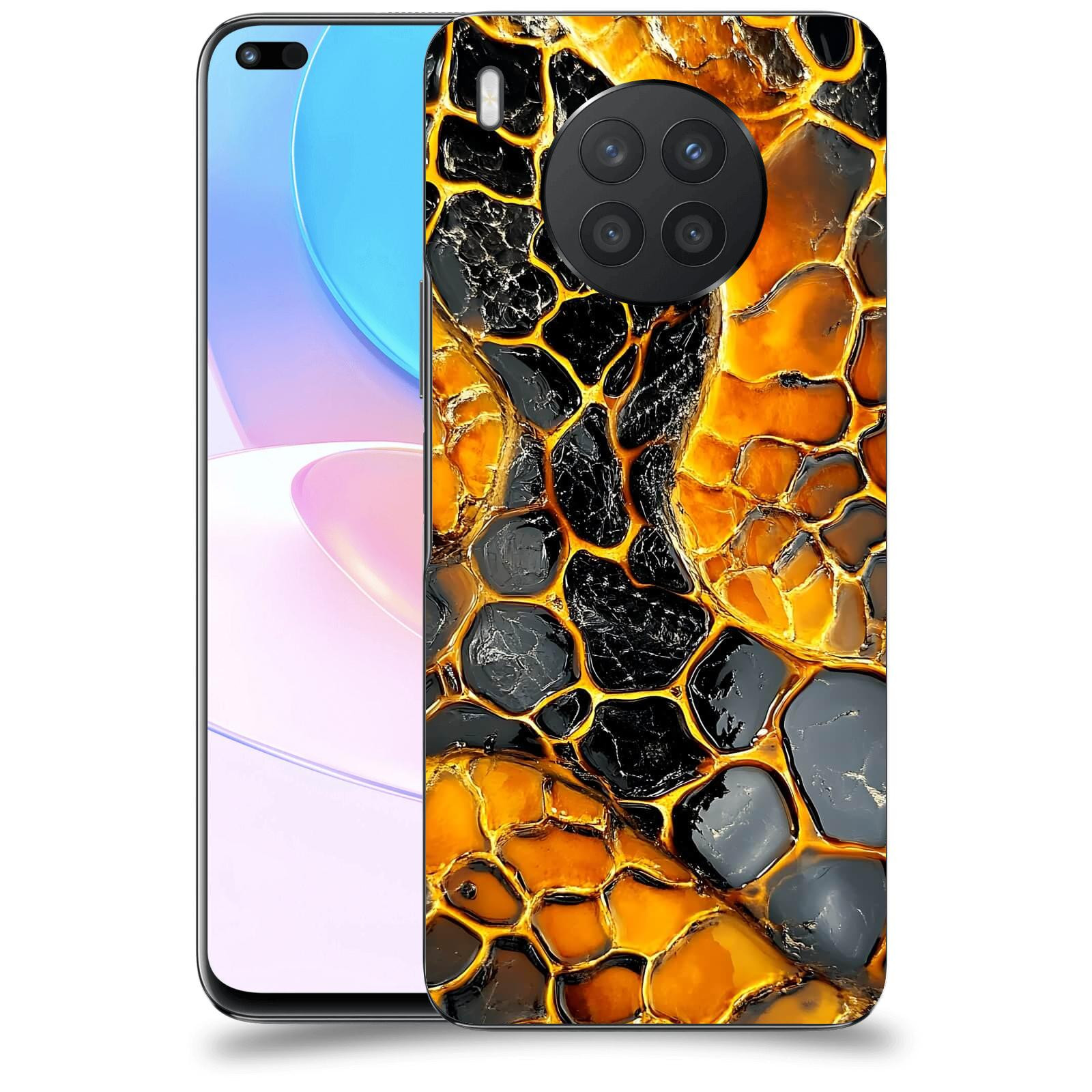 ACOVER Kryt na mobil Honor 50 Lite - Žár a Struktura