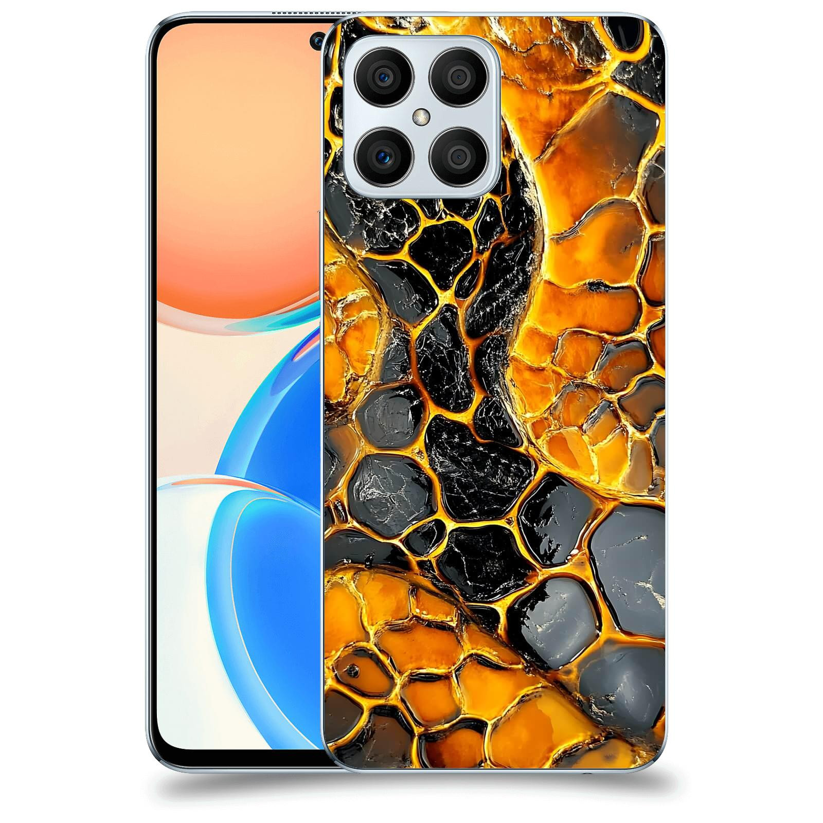 ACOVER Kryt na mobil Honor X8 5G - Žár a Struktura