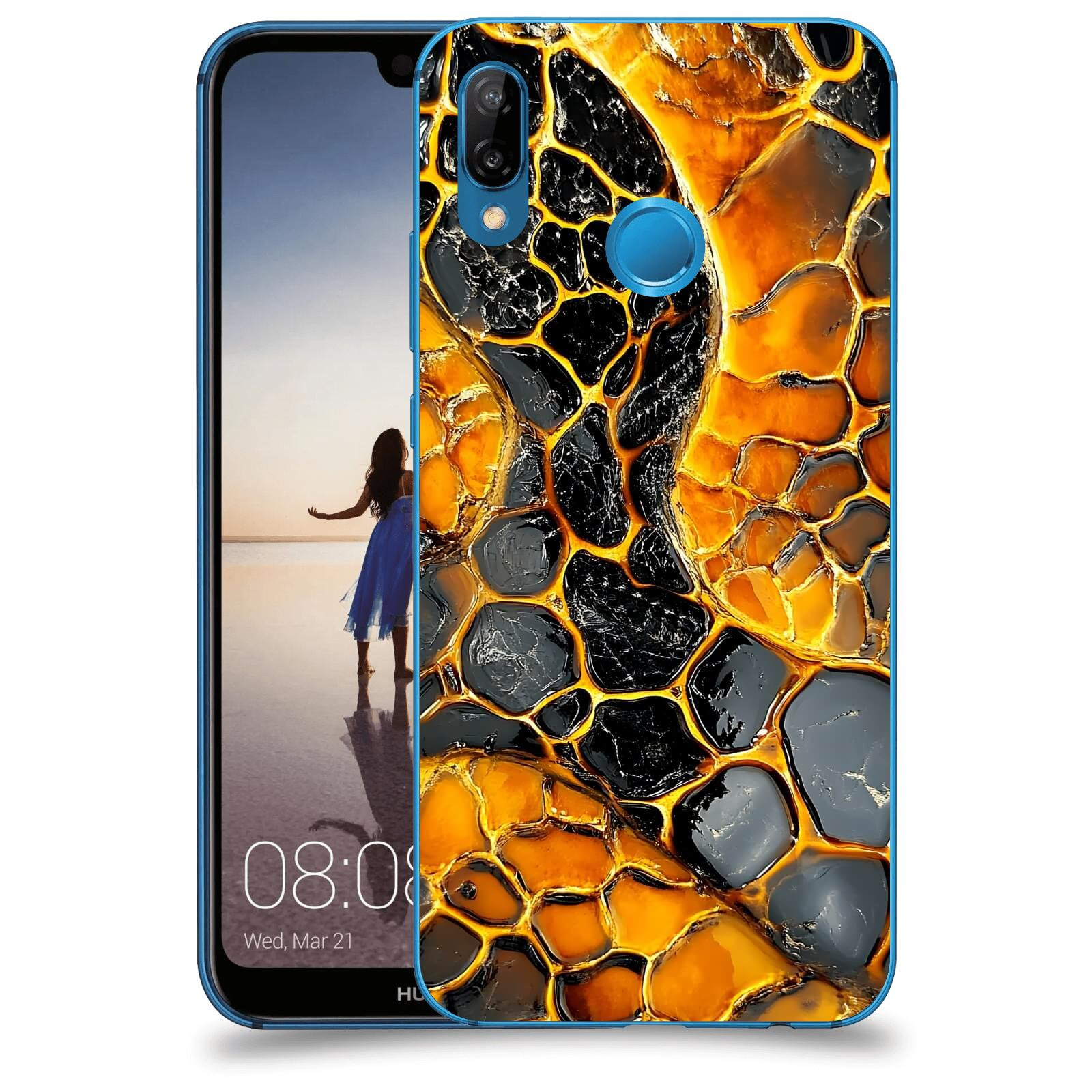 ACOVER Kryt na mobil Huawei P20 Lite - Žár a Struktura